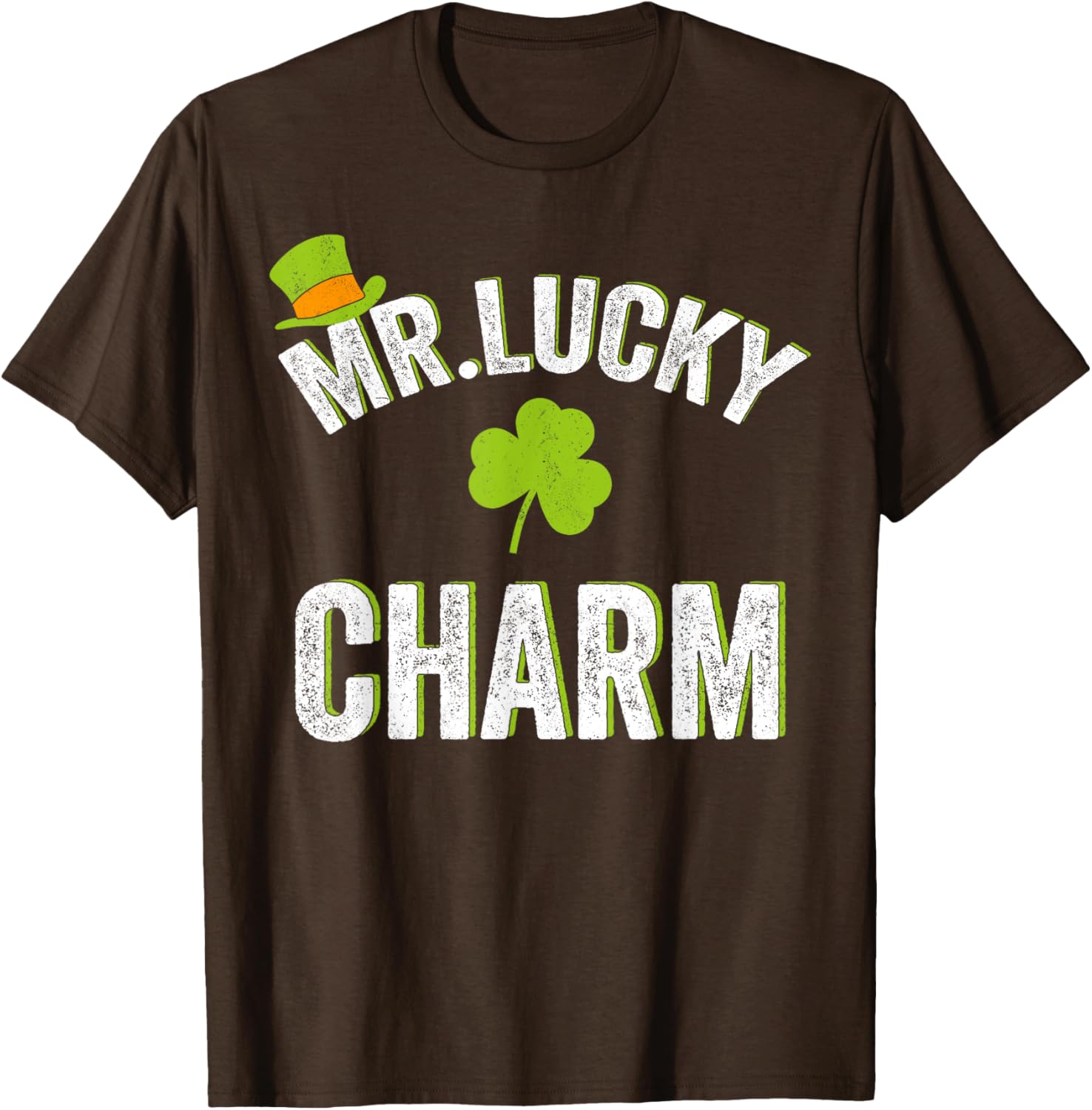 Mr Lucky Charm St Patricks Day T-Shirt for Kids and Men Fun & Festive - 5