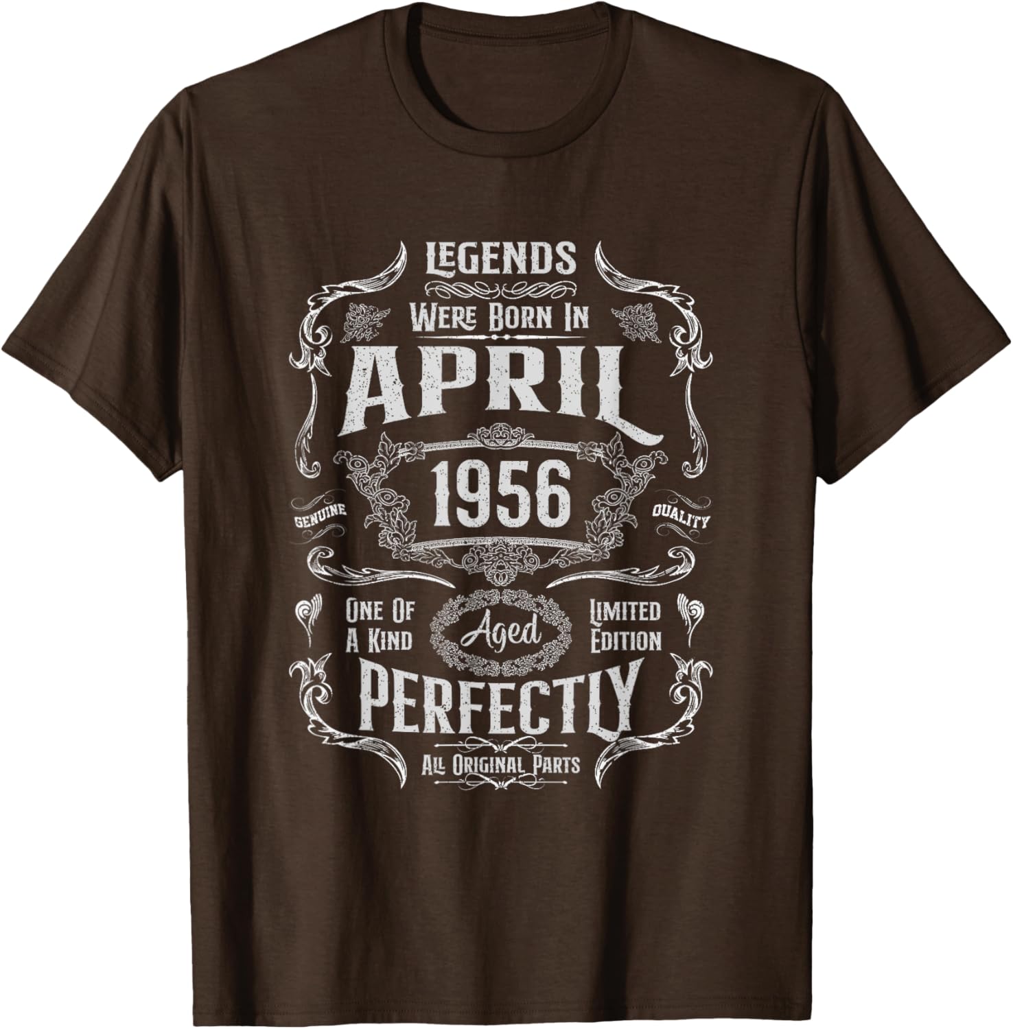 Vintage 69th Birthday Legends April 1956 T-Shirt for Memorable Celebrations - 11