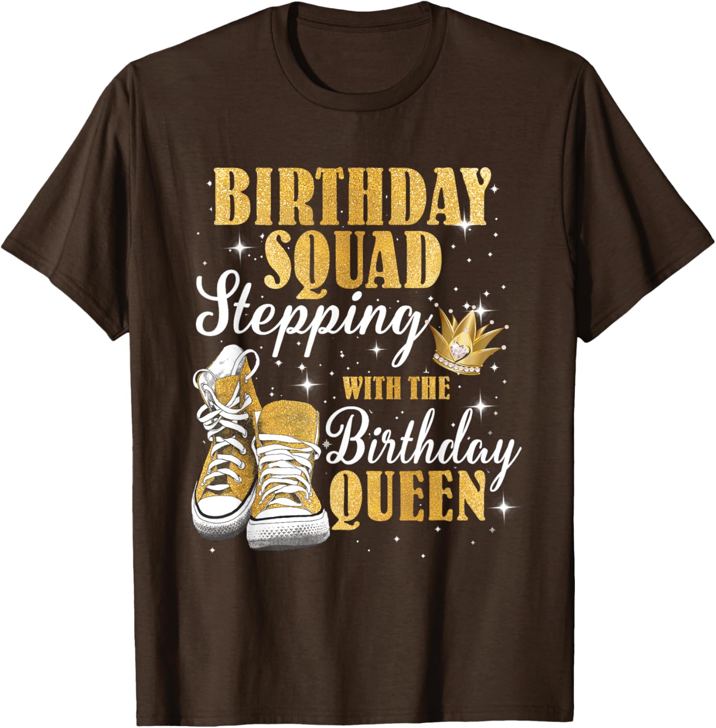 Birthday Queen T-Shirt with Diamond Crown for Celebrating in Style - 15