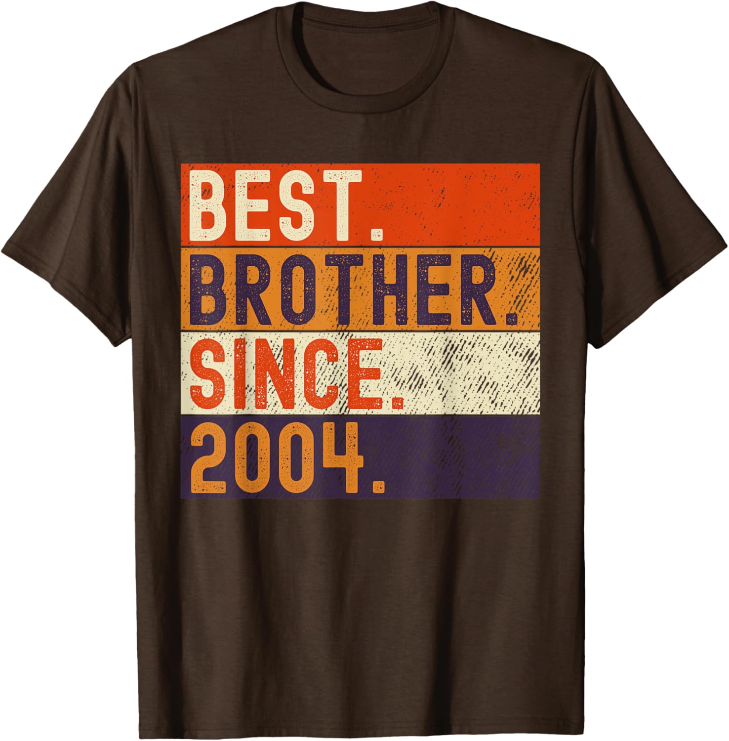 Vintage Best Brother Since 2004 Birthday T-Shirt for Family Celebrations - 10