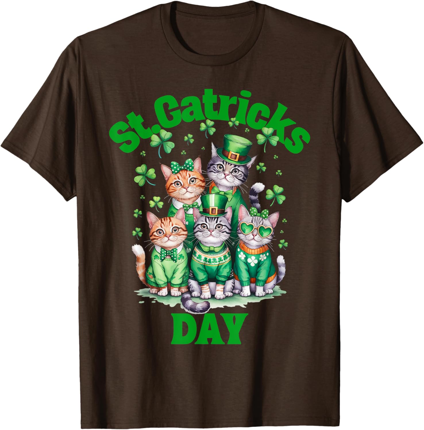 St Patricks Day Cats T-Shirt for Fun Saint Pattys Celebrations - 12