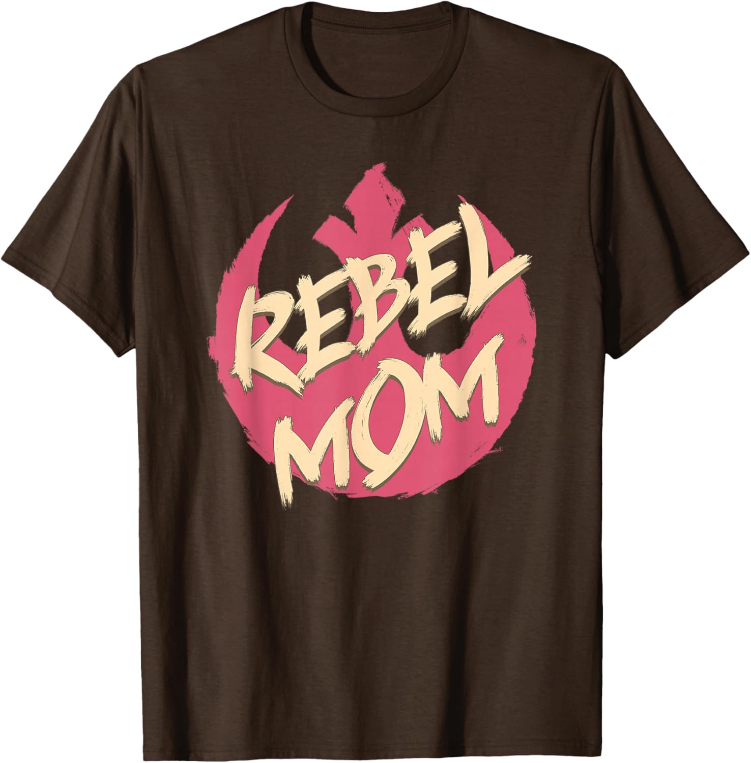 Star Wars Mother's Day Rebel Mom Distressed Logo T-Shirt for Her - 3