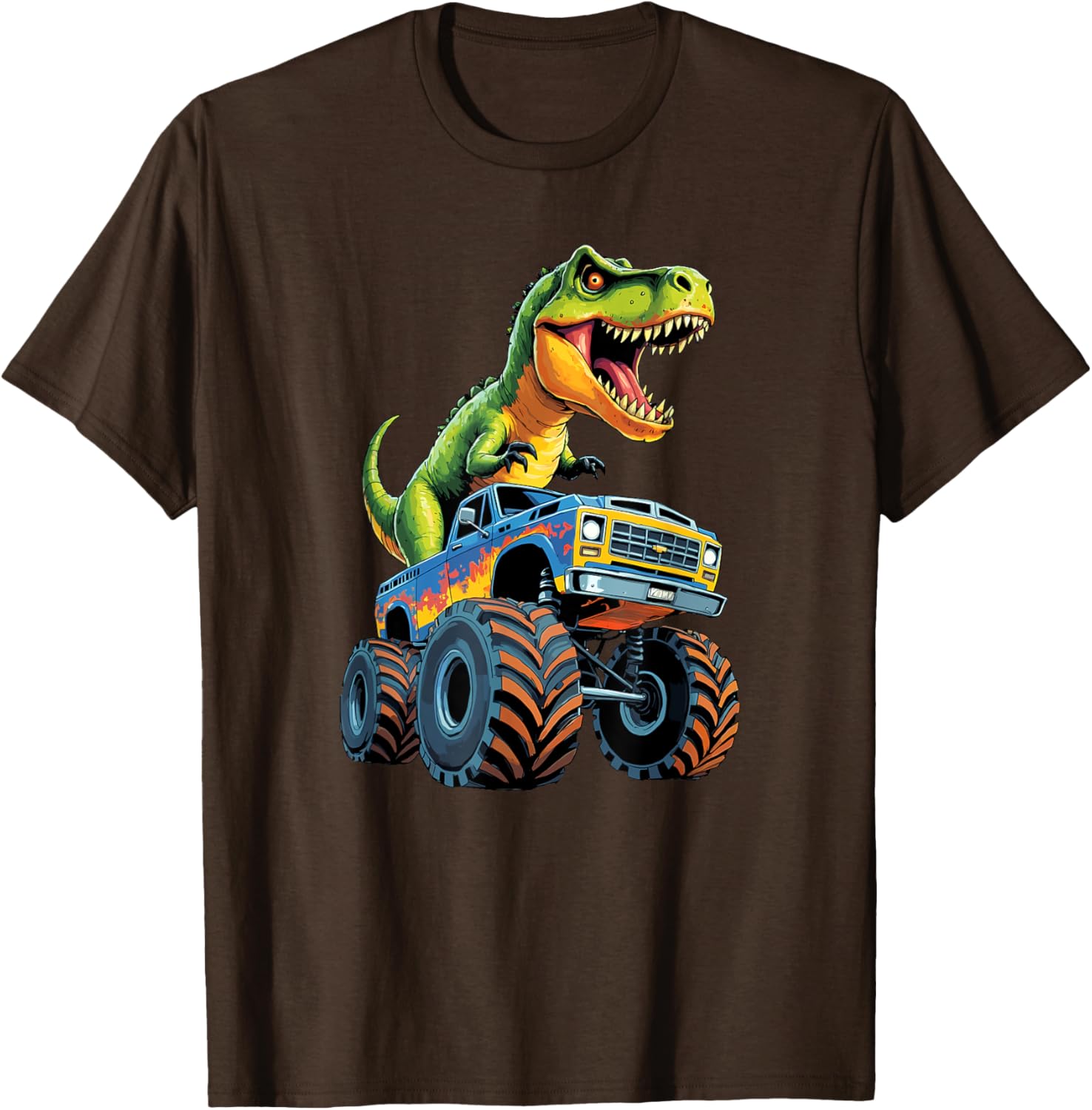 Monster Truck Dinosaur Birthday Party T-Shirt for Boys - Fun & Exciting! - 15