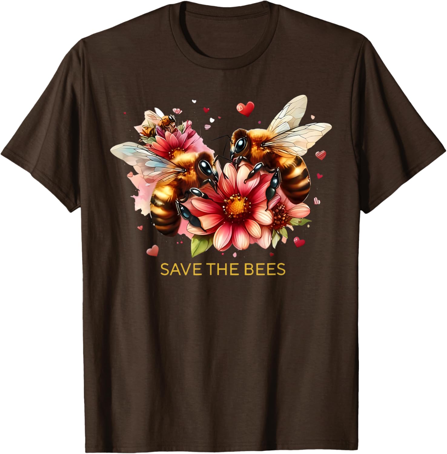 Save Our Bees Pollinator Gardening T-Shirt for Environmental Advocates - 11