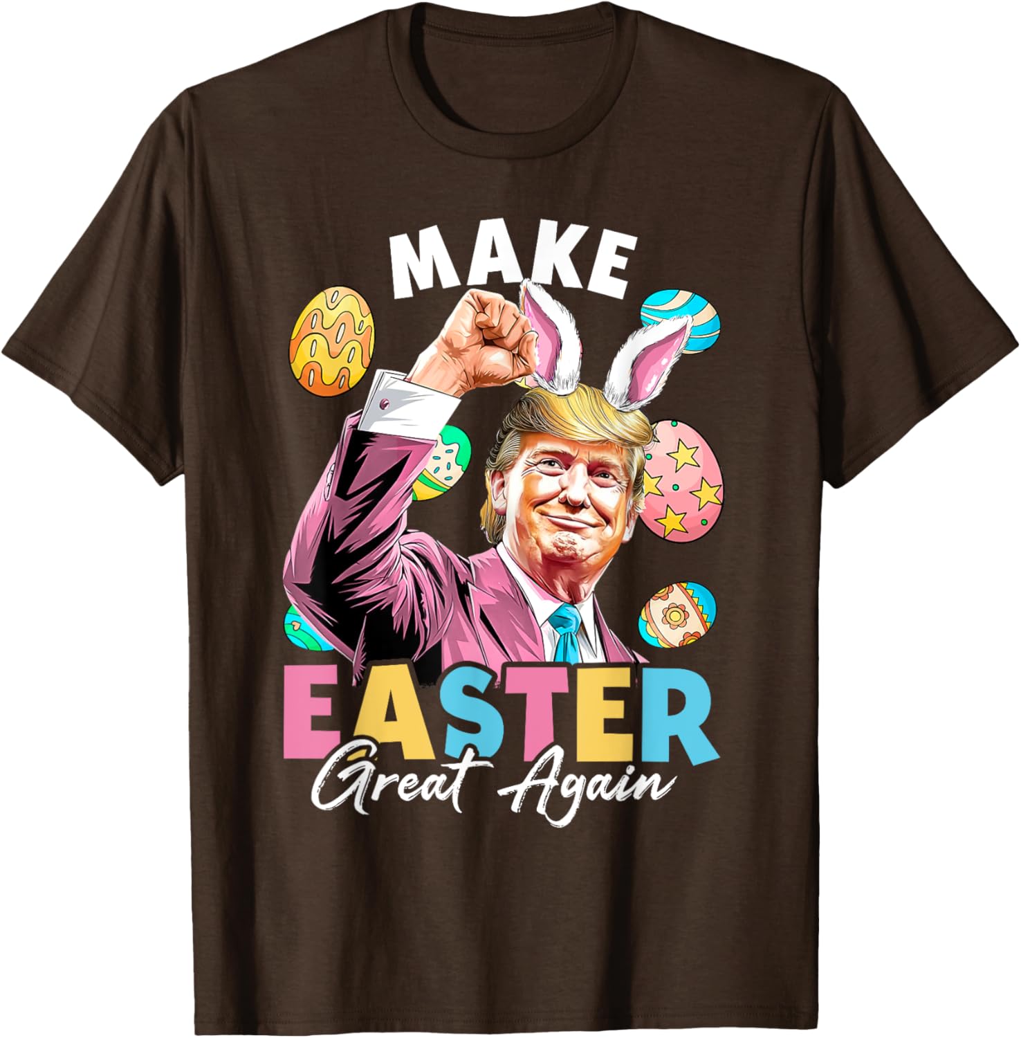 Funny Trump Easter Bunny Hunt T-Shirt for Holiday Fun and Laughter - 11