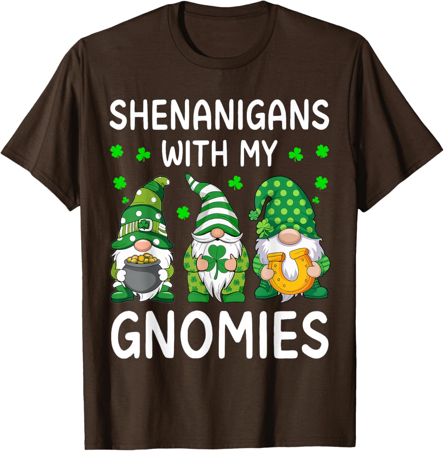 Shenanigans With My Gnomies St Patricks Day Gnome T-Shirt for Fun Celebrations - 14