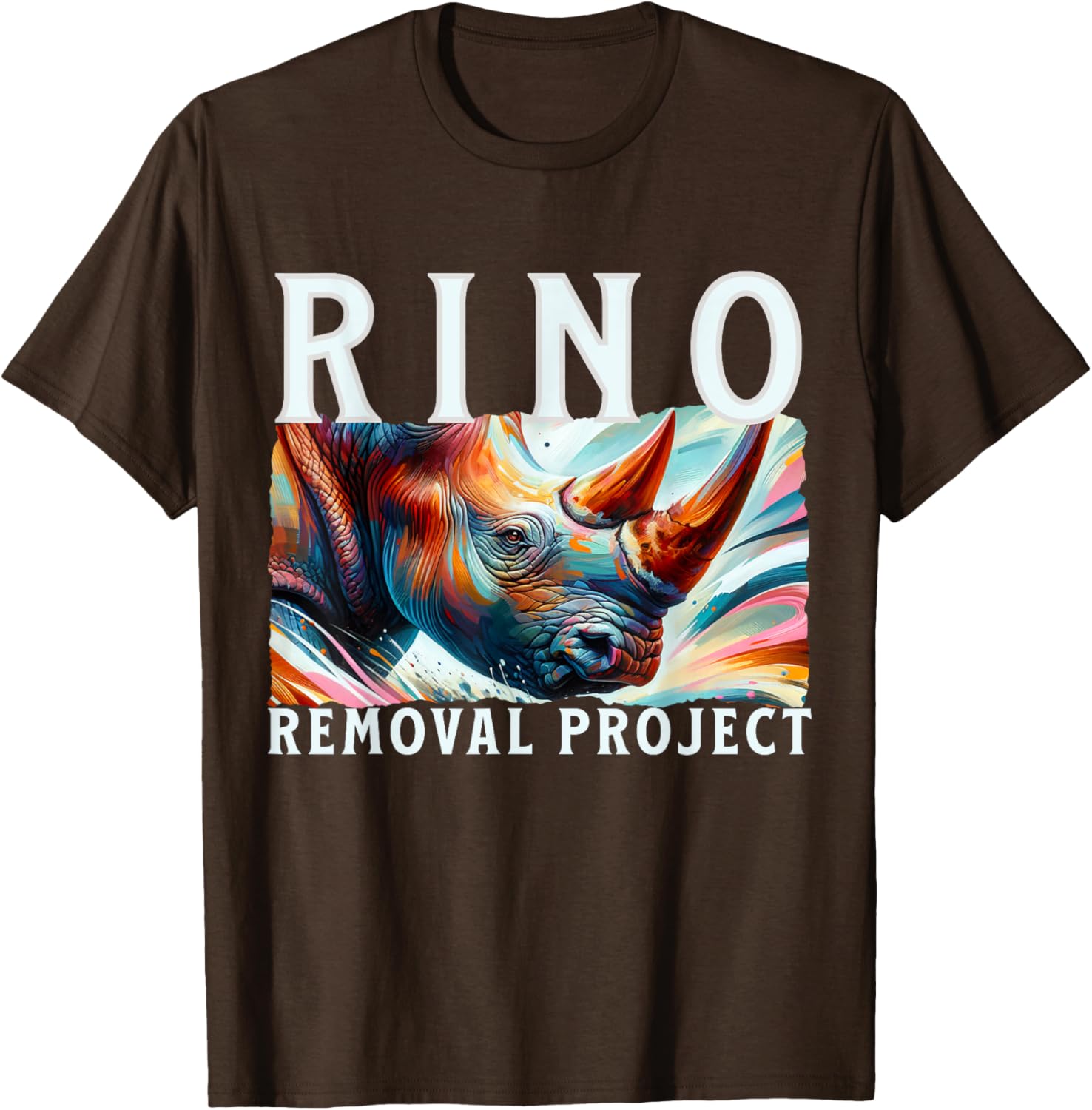 RINO Removal Project Satire T-Shirt for Republican Politics Enthusiasts - 10