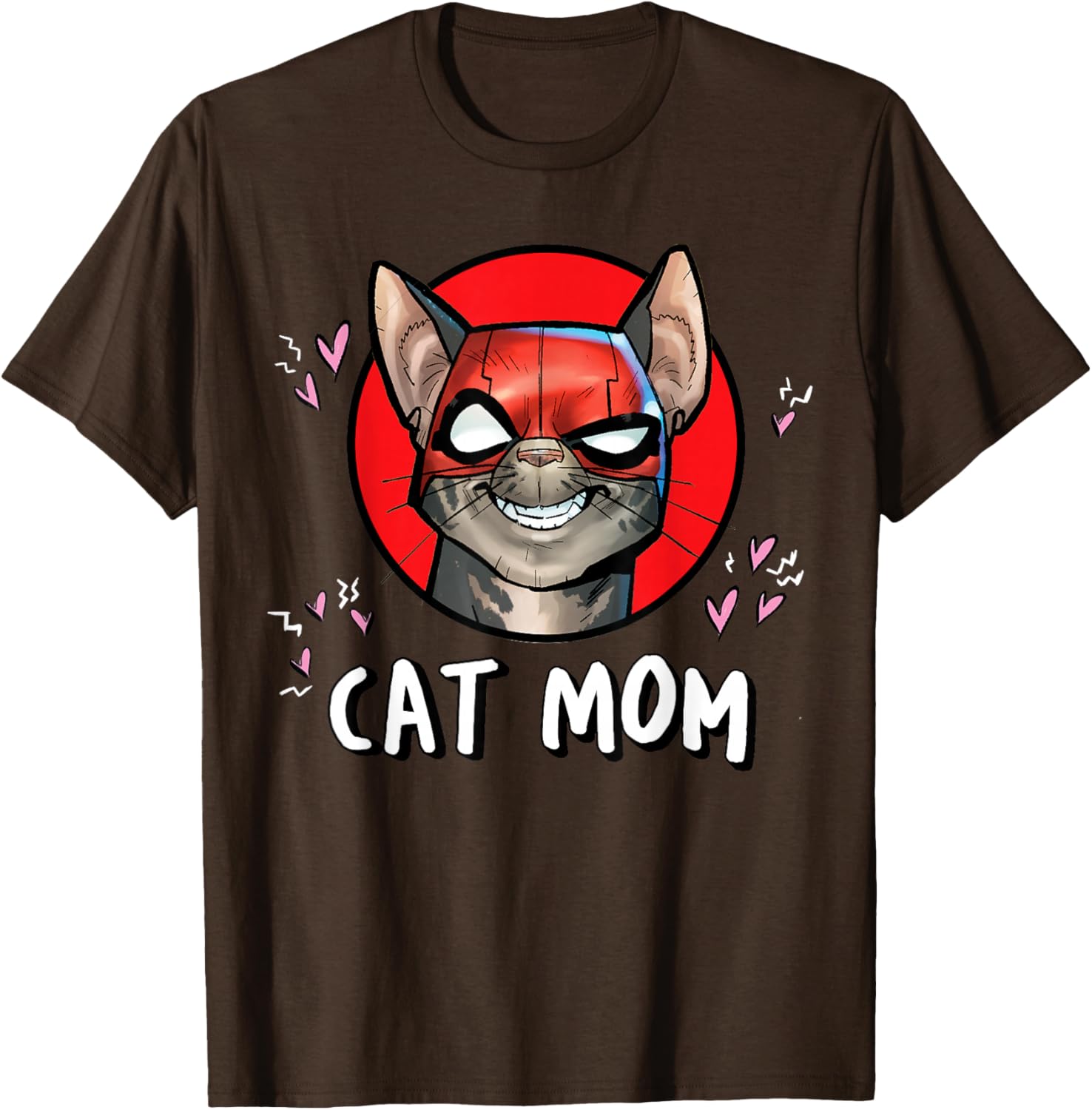 Funny Deadpool Catpool T-Shirt for Cat Moms - Marvel Super Heroes Pet Apparel - 21