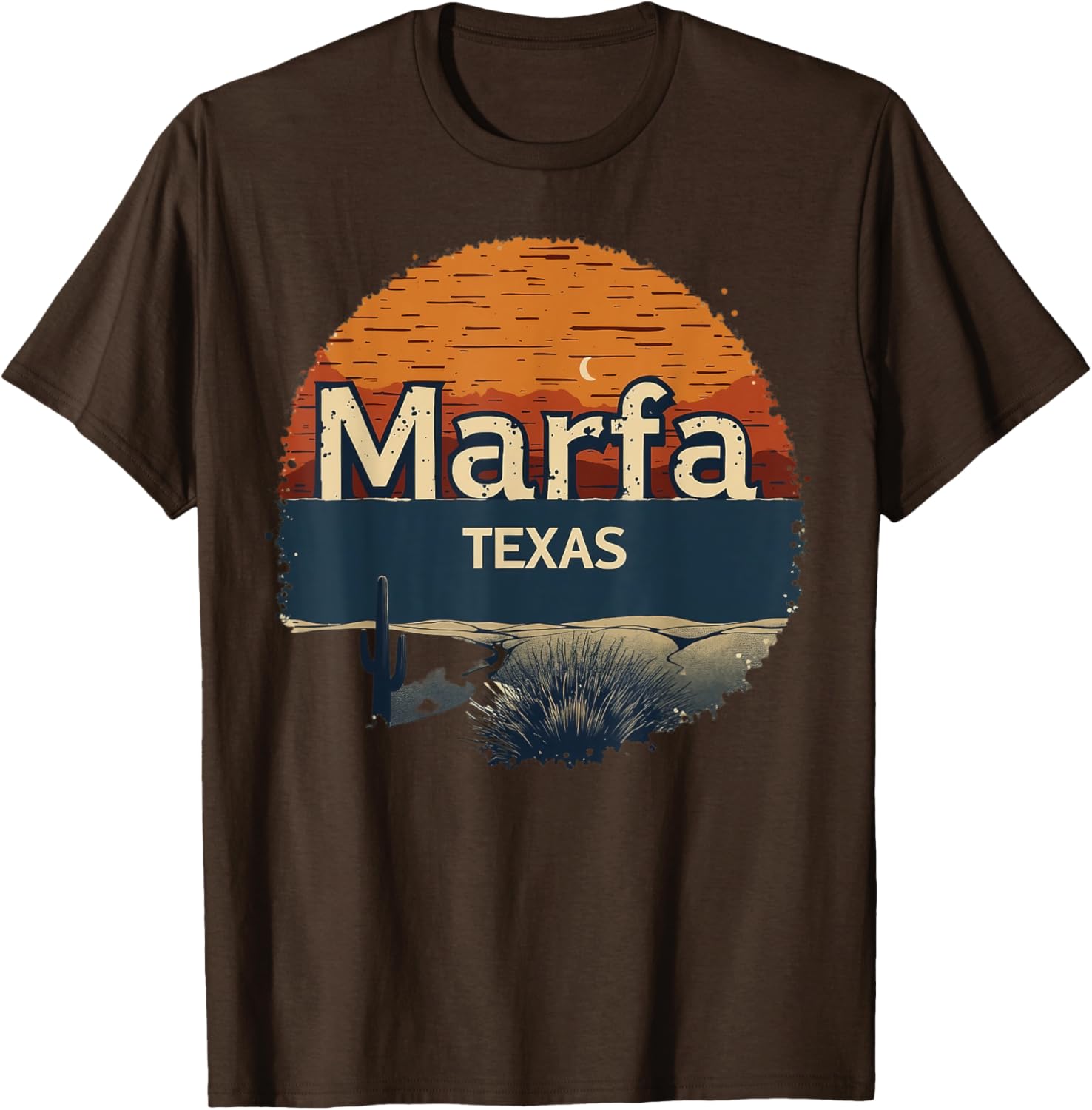 Marfa Texas Desert Sunset Graphic Tee - Stylish Casual Wear for All - 13
