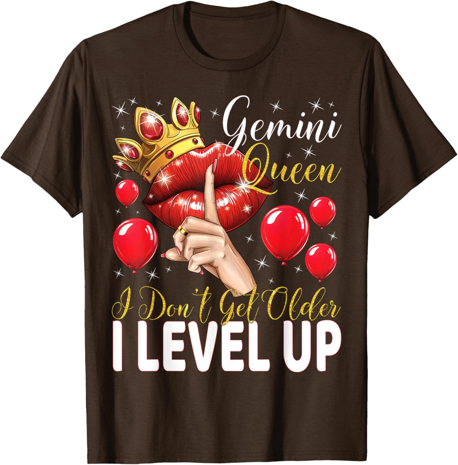 Gemini Queen Level Up Birthday T-Shirt for Fun Celebrations - 10