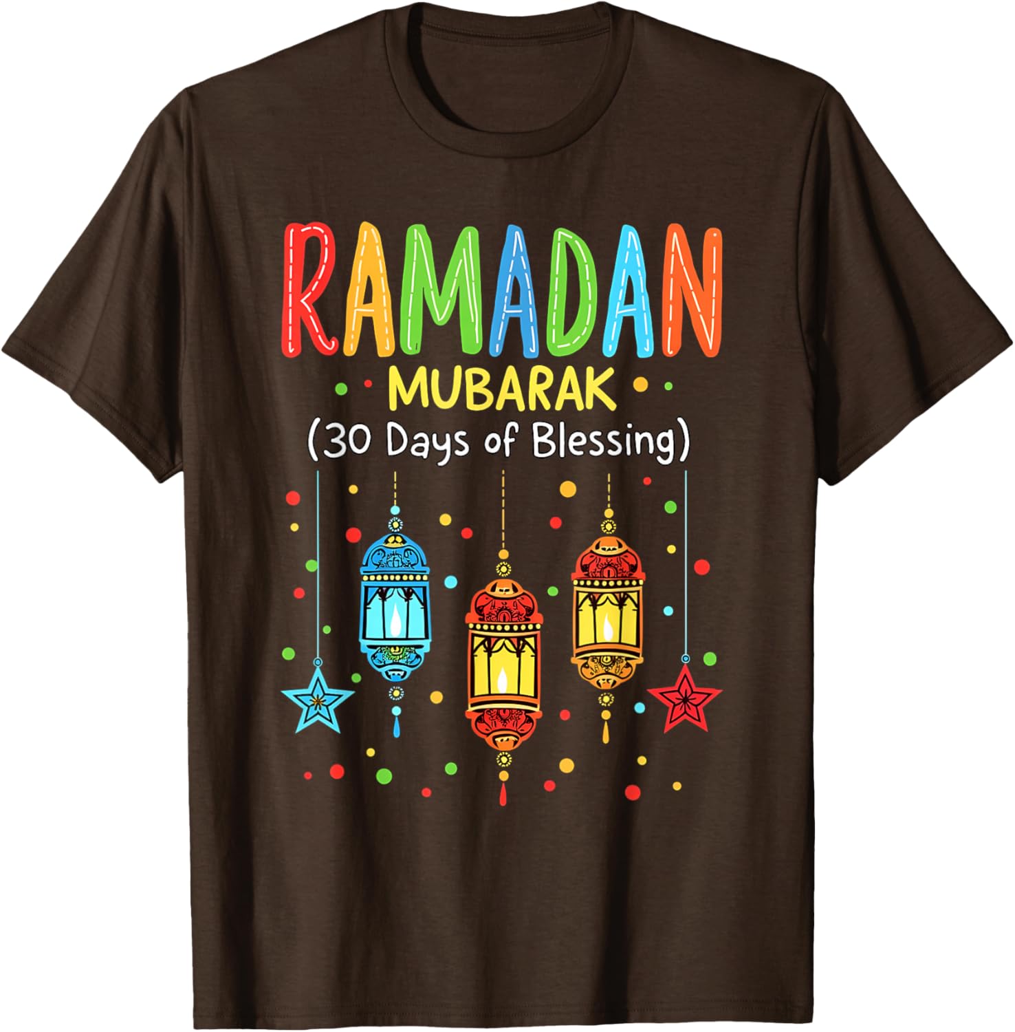 Happy Ramadan Mubarak Boys Youth T-Shirt for Kids Casual Wear - 1