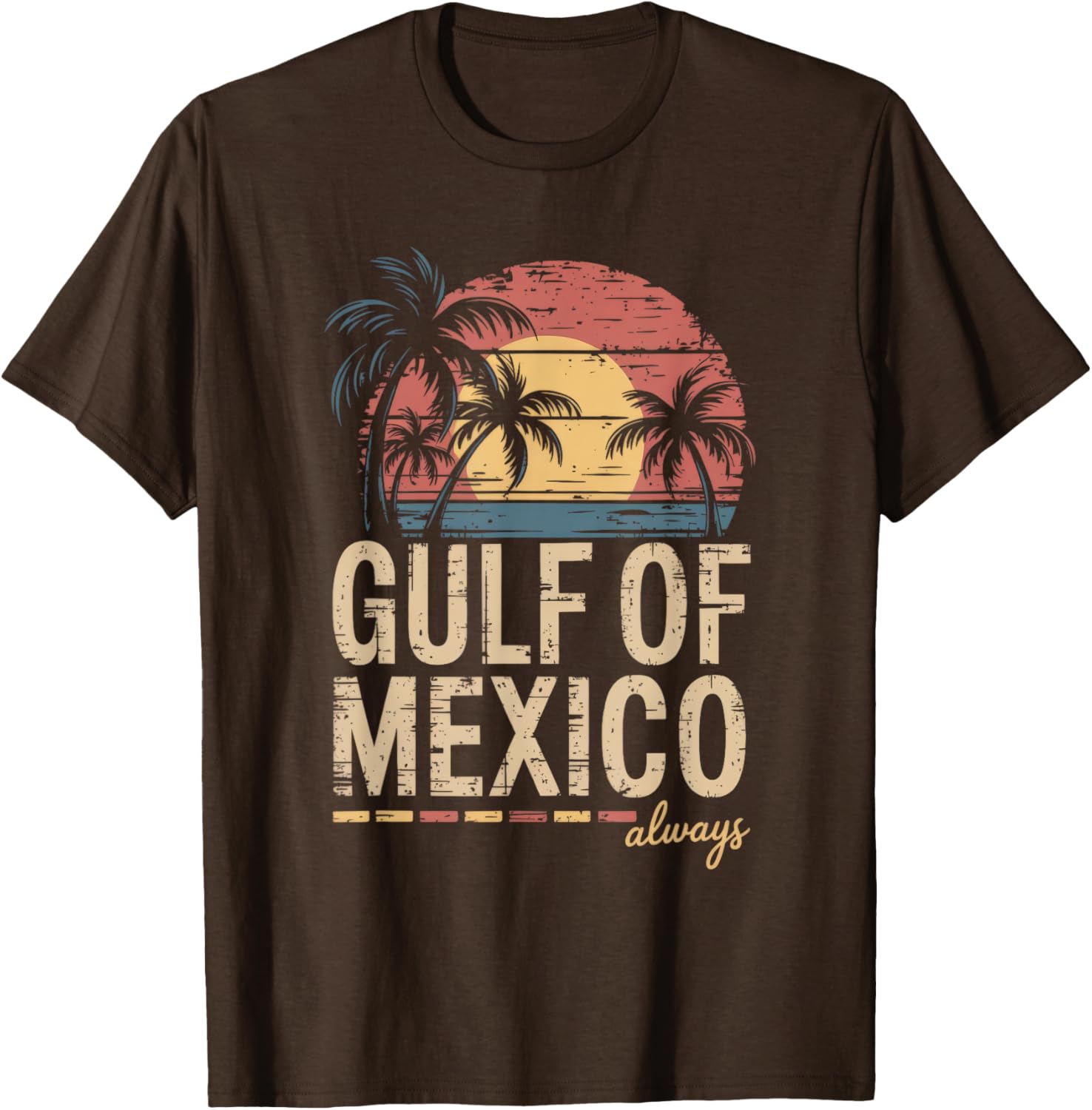Retro Gulf of Mexico T-Shirt Vintage Style for Beach Lovers and Travelers - 7