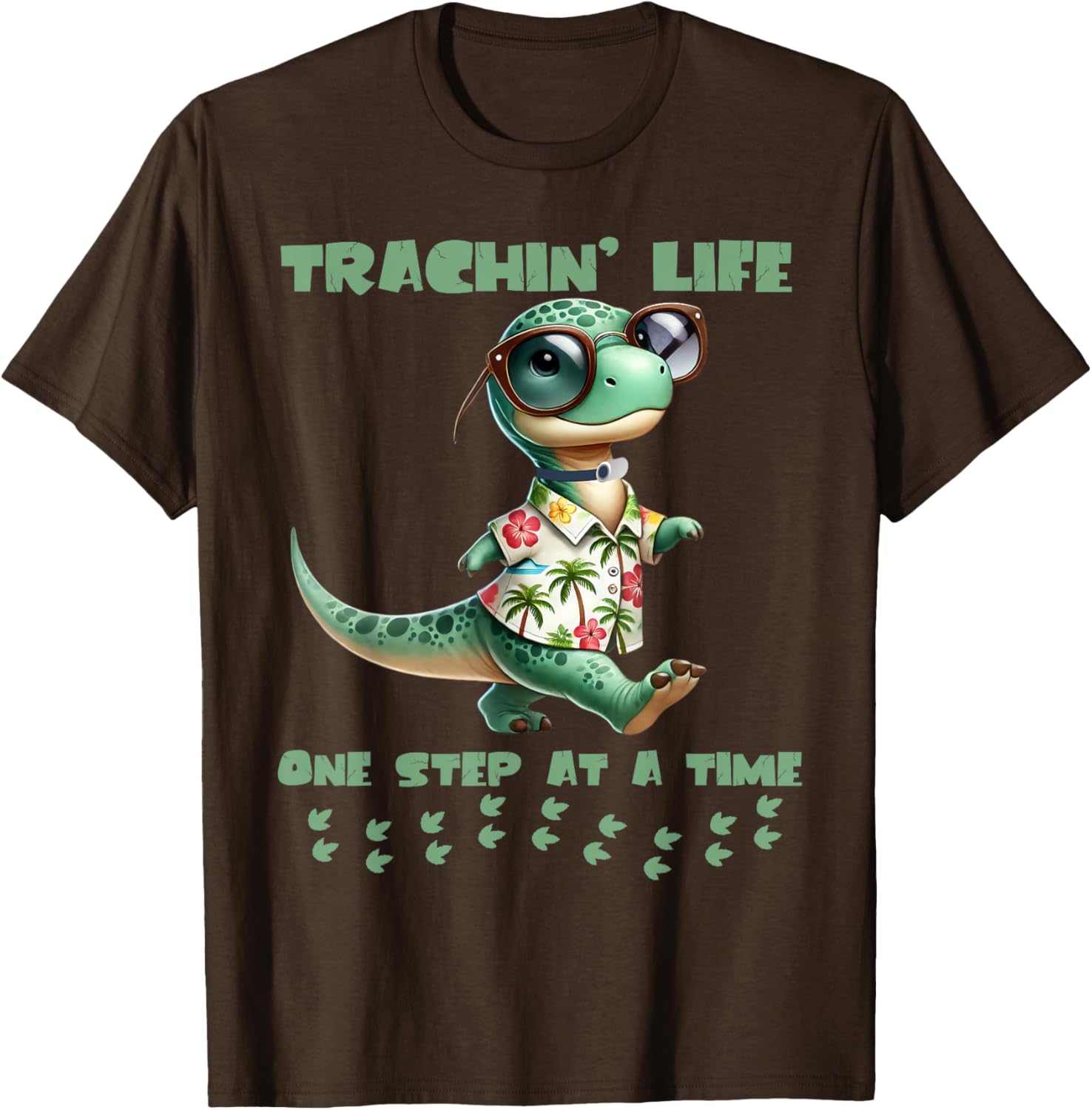 Trachin Life One Step at a Time Tracheostomy Awareness T-Shirt - 12
