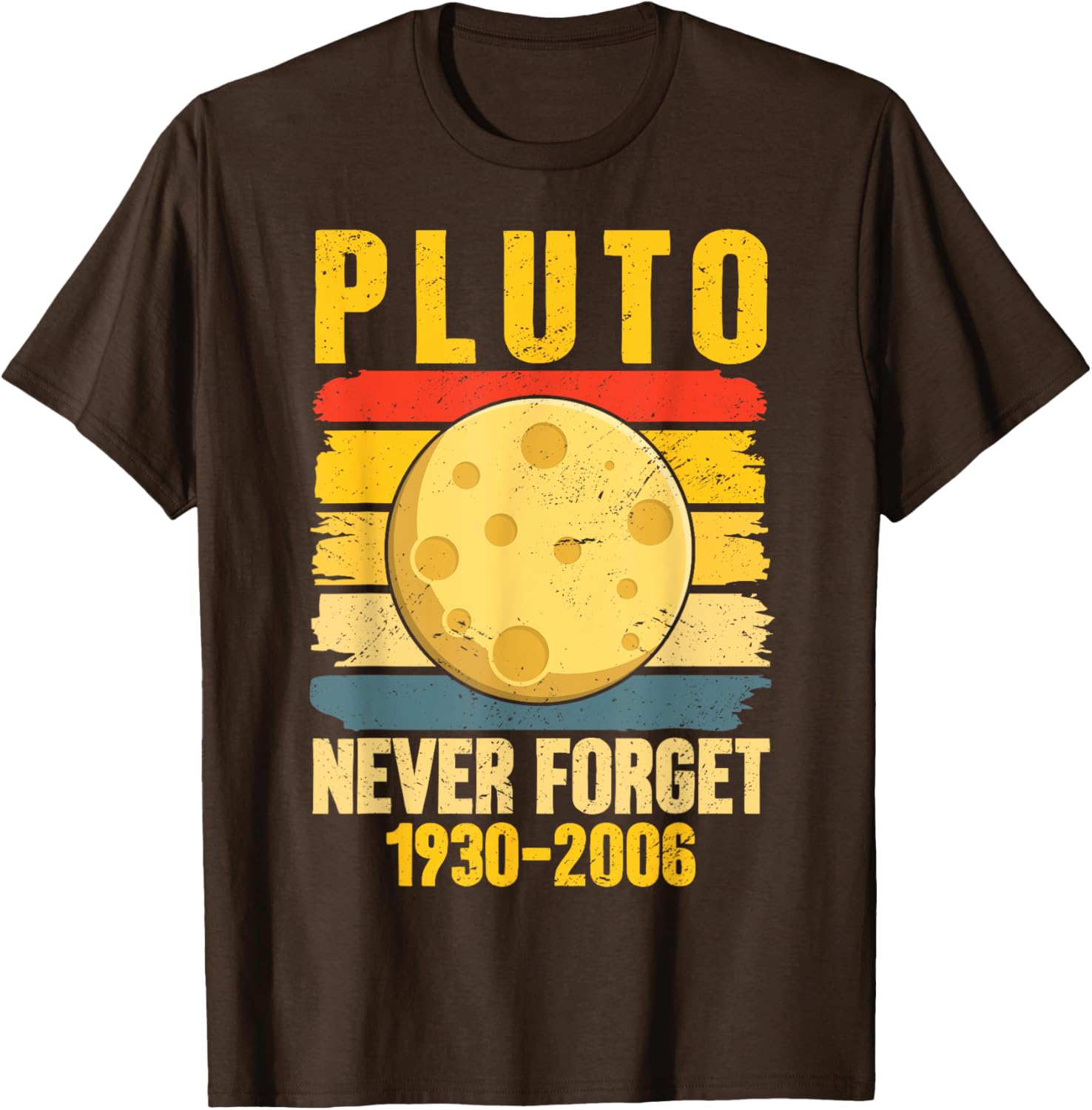 Funny Never Forget Pluto Retro Astronomy T-Shirt for Space Lovers - 5