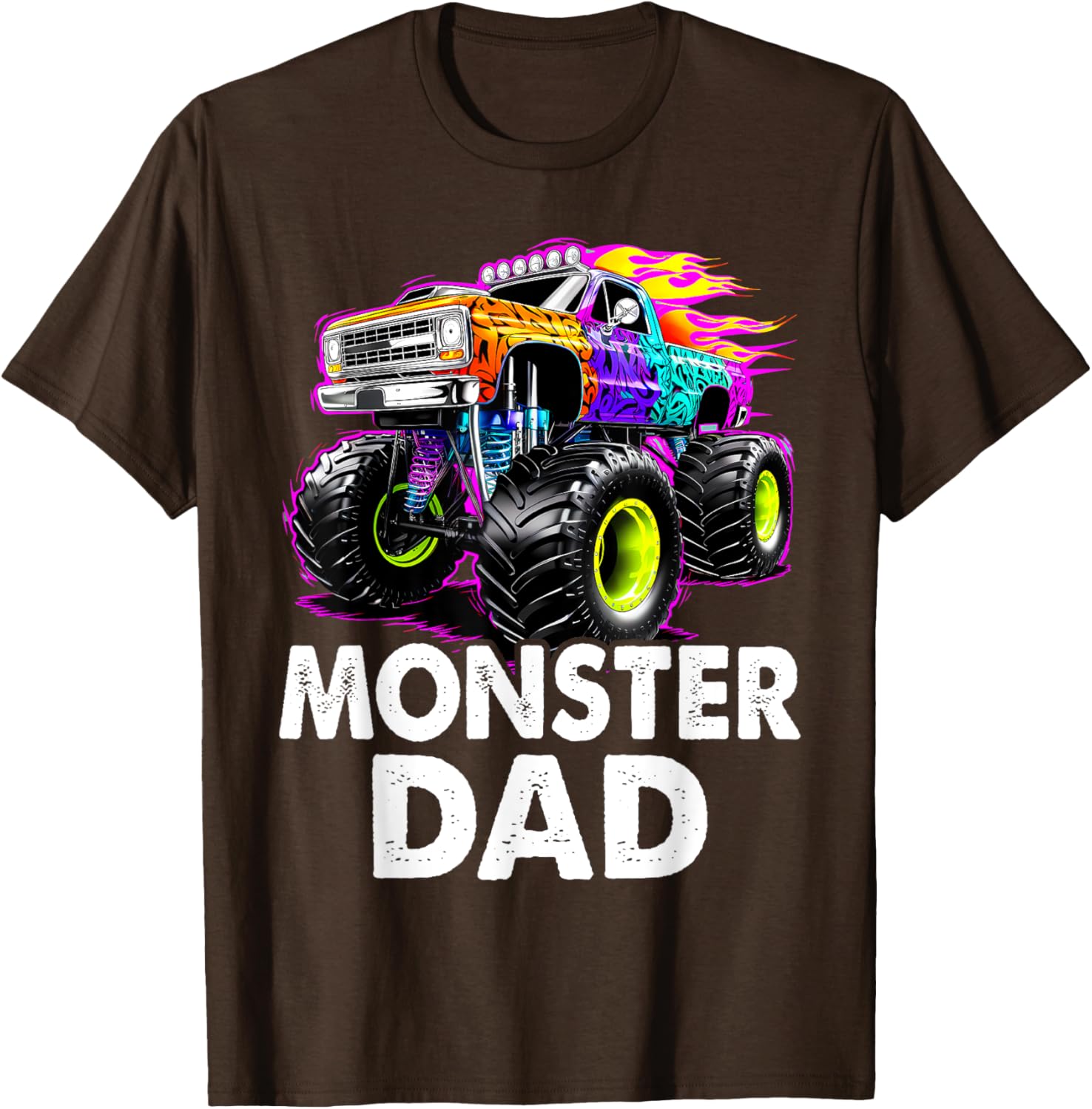 Monster Dad T-Shirt for Monster Truck Lovers - Cool Graphic Tee - 4
