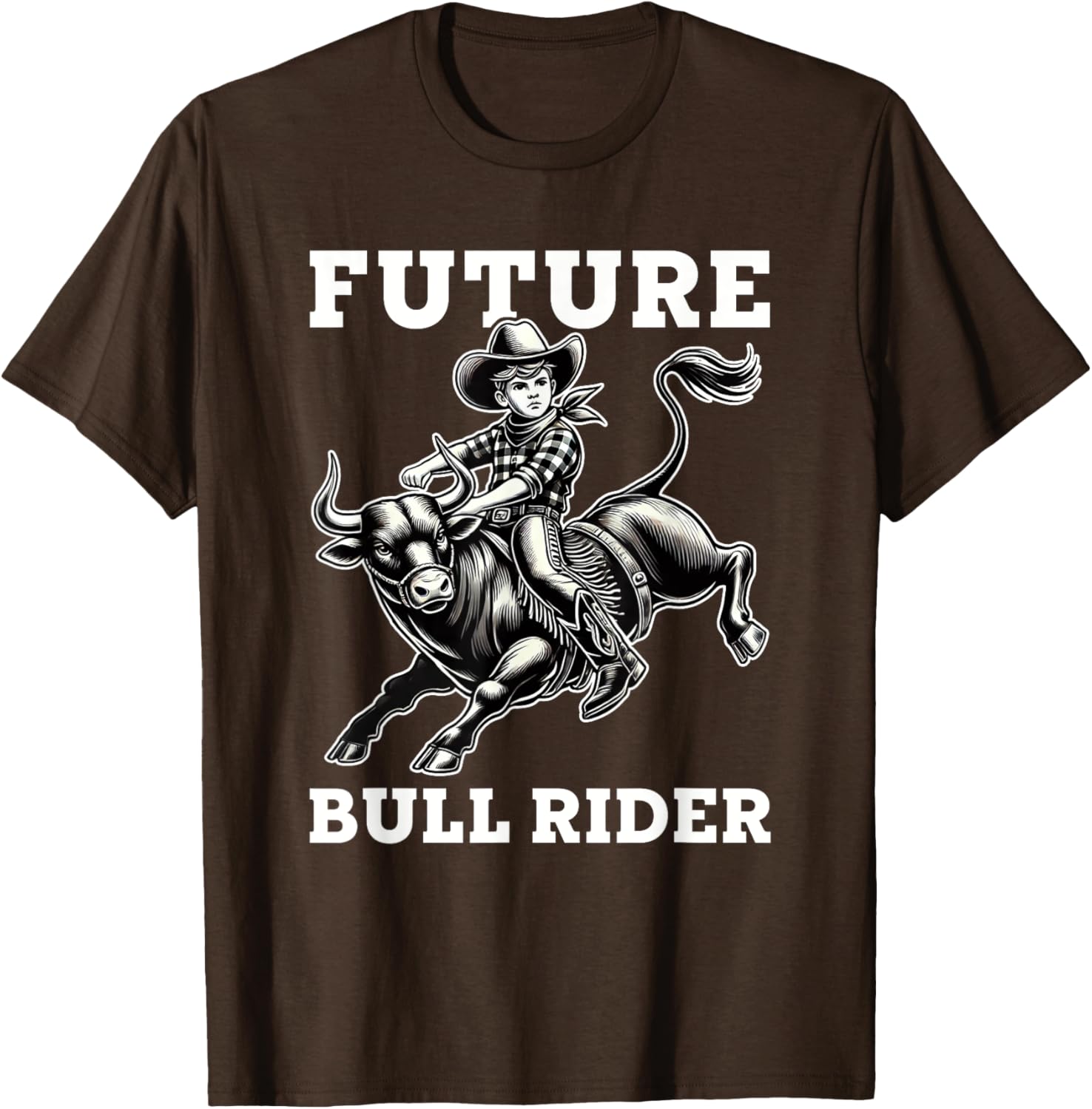 Future Bull Rider Boys Rodeo T-Shirt for Kids, Fun and Stylish Apparel - 6