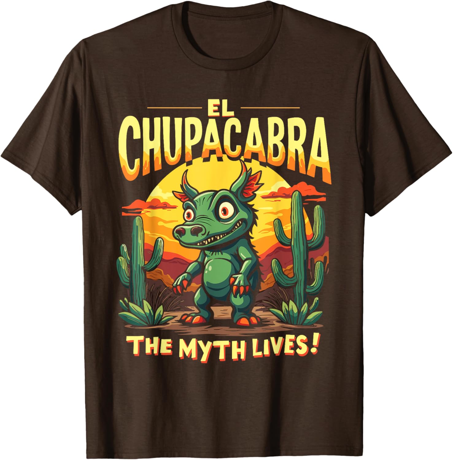 El Chupacabra Adventure T-Shirt for Myth Lovers and Vampire Fans - 14