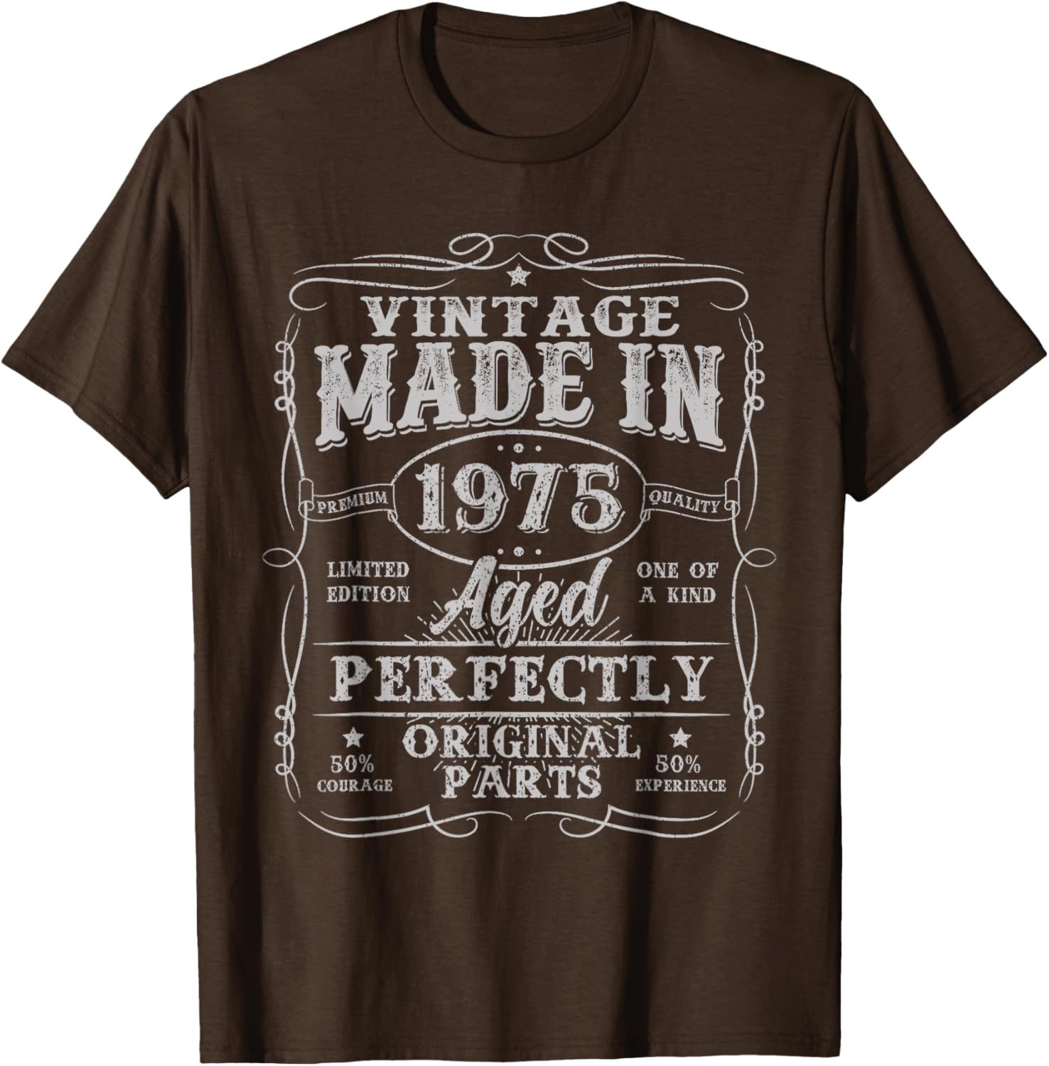 Vintage 50th Birthday T-Shirt for Men Made in 1975 Unique Gift - 13