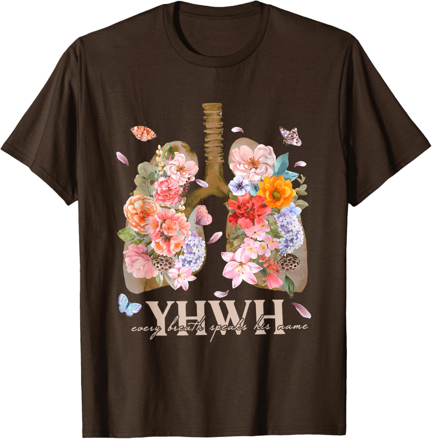 YHWH Every Breath Speaks His Name Christian T-Shirt for Believers - 9