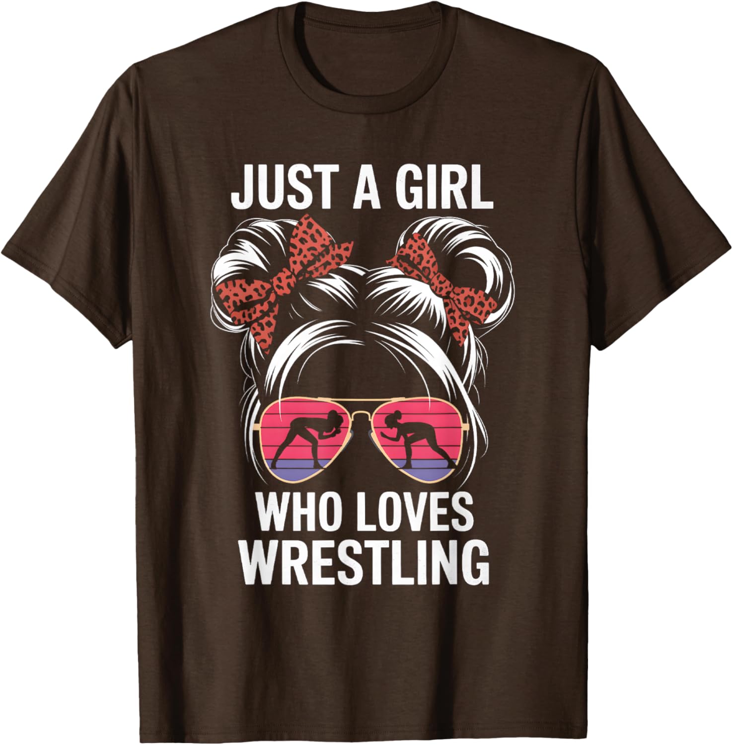 Just a Girl Who Loves Wrestling T-Shirt for Girls - Perfect Gift for Fans - 16