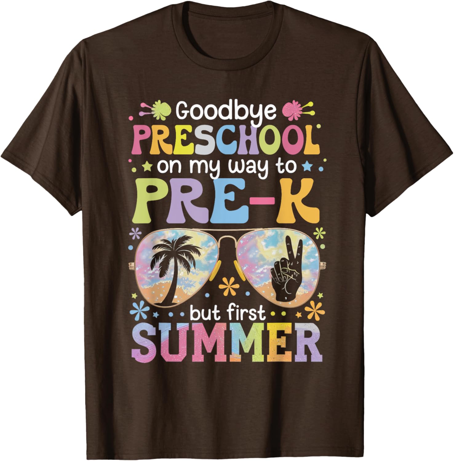 Goodbye Preschool Pre-K Last Day of School Fun T-Shirt for Kids - 1