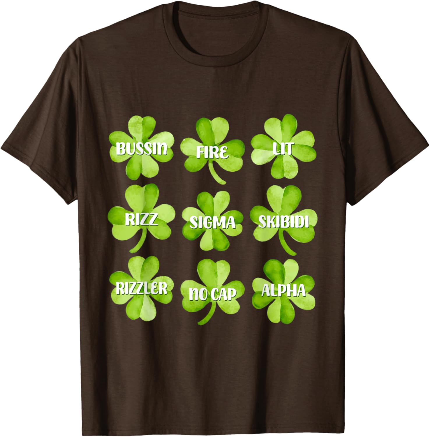 Funny Skibidi St Patricks Day Rizzlers Sigma T-Shirt for Celebrations - 1