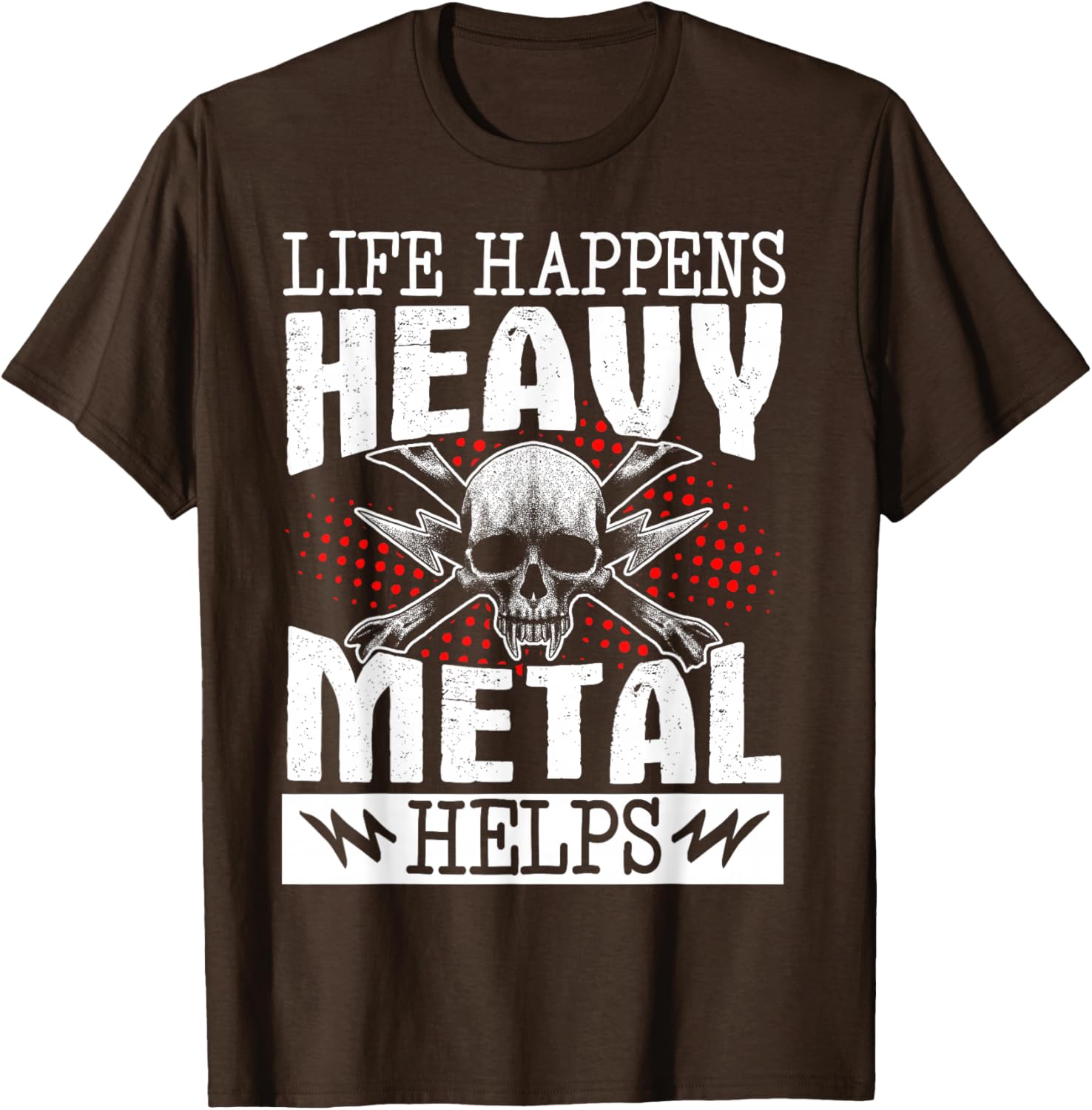 Heavy Metal Helps T-Shirt for Music Lovers - Fun Casual Wear - 11