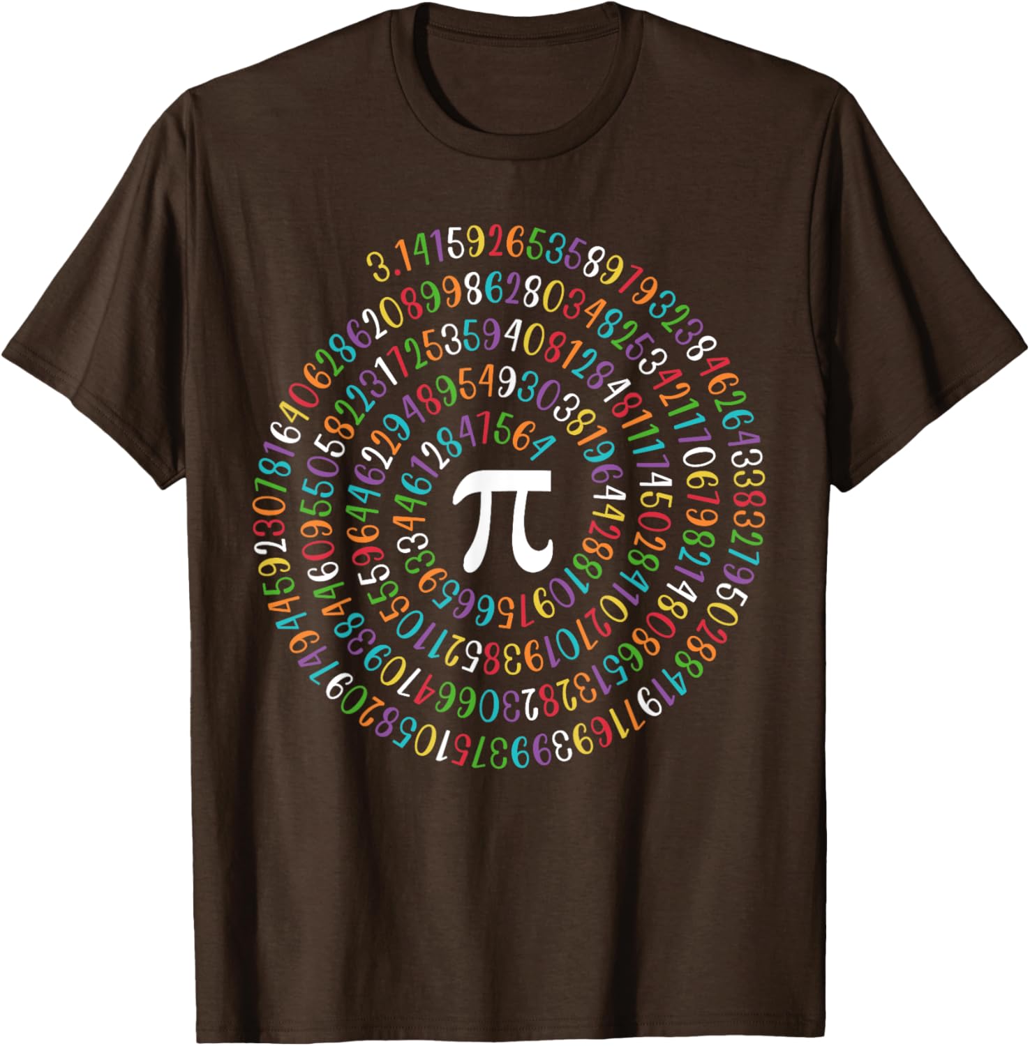 Happy Pi Day Spiral Math T-Shirt for Math Lovers 3.14 Humor - 7
