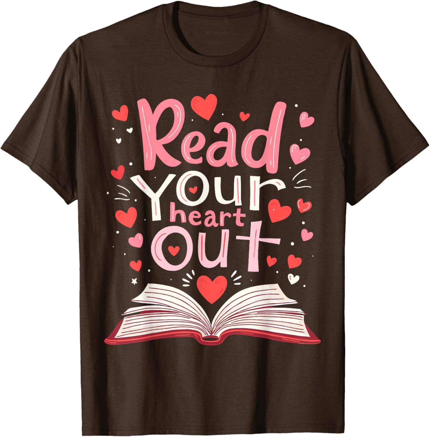 Read Your Heart Out Teacher Valentine's Day T-Shirt for Book Lovers - 5