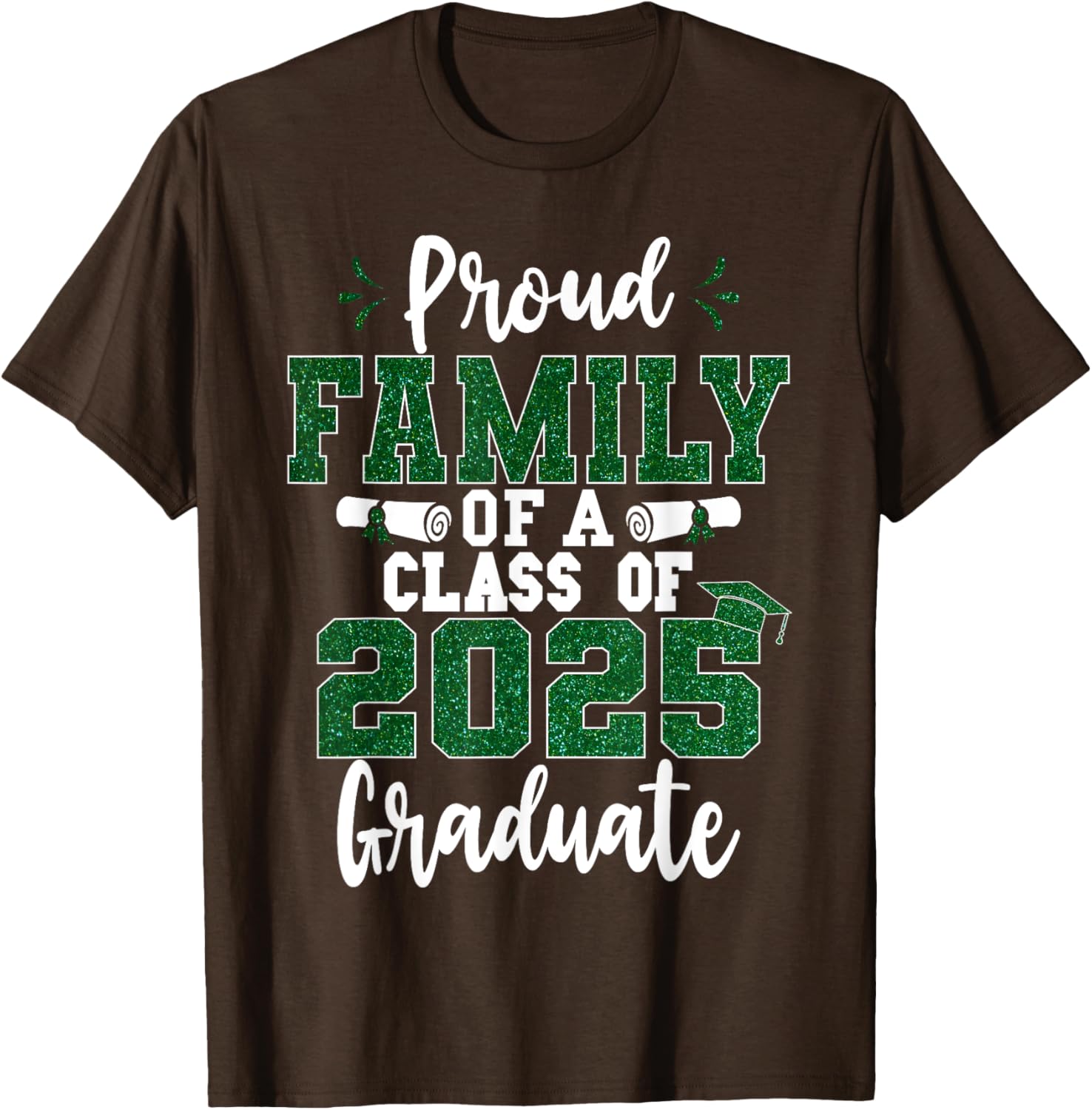 Proud Family Class of 2025 Graduate T-Shirt for Seniors and Families - 15