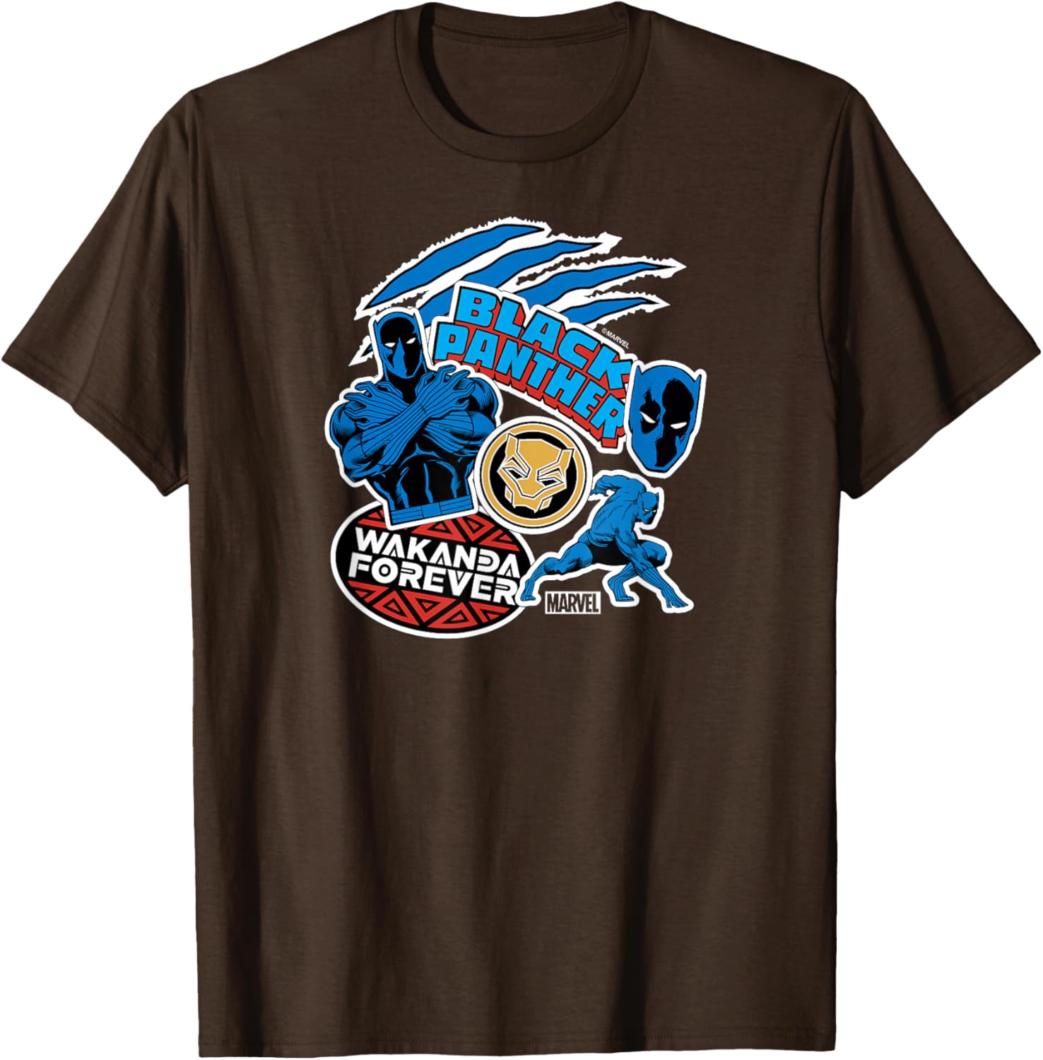 Black Panther Stickers T-Shirt for Fans - Stylish Graphic Tee - 4