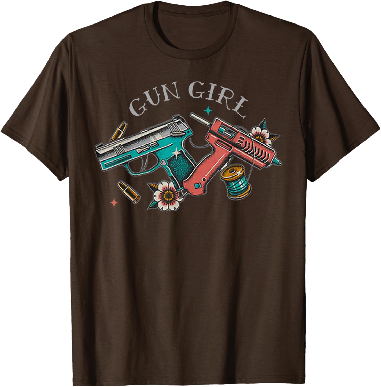 Gun Girl T-Shirt for Women - Stylish Clothing with Bold Graphic Design - 1