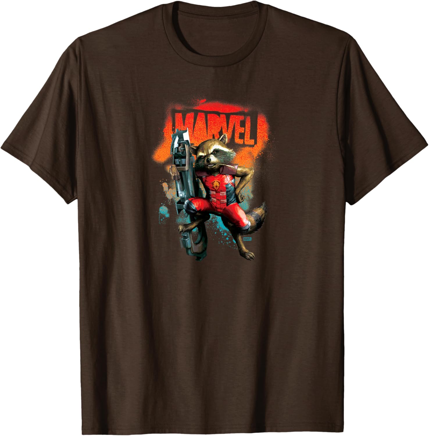 Rocket Raccoon Airbrush T-Shirt from Guardians Of The Galaxy - Cool & Stylish! - 1
