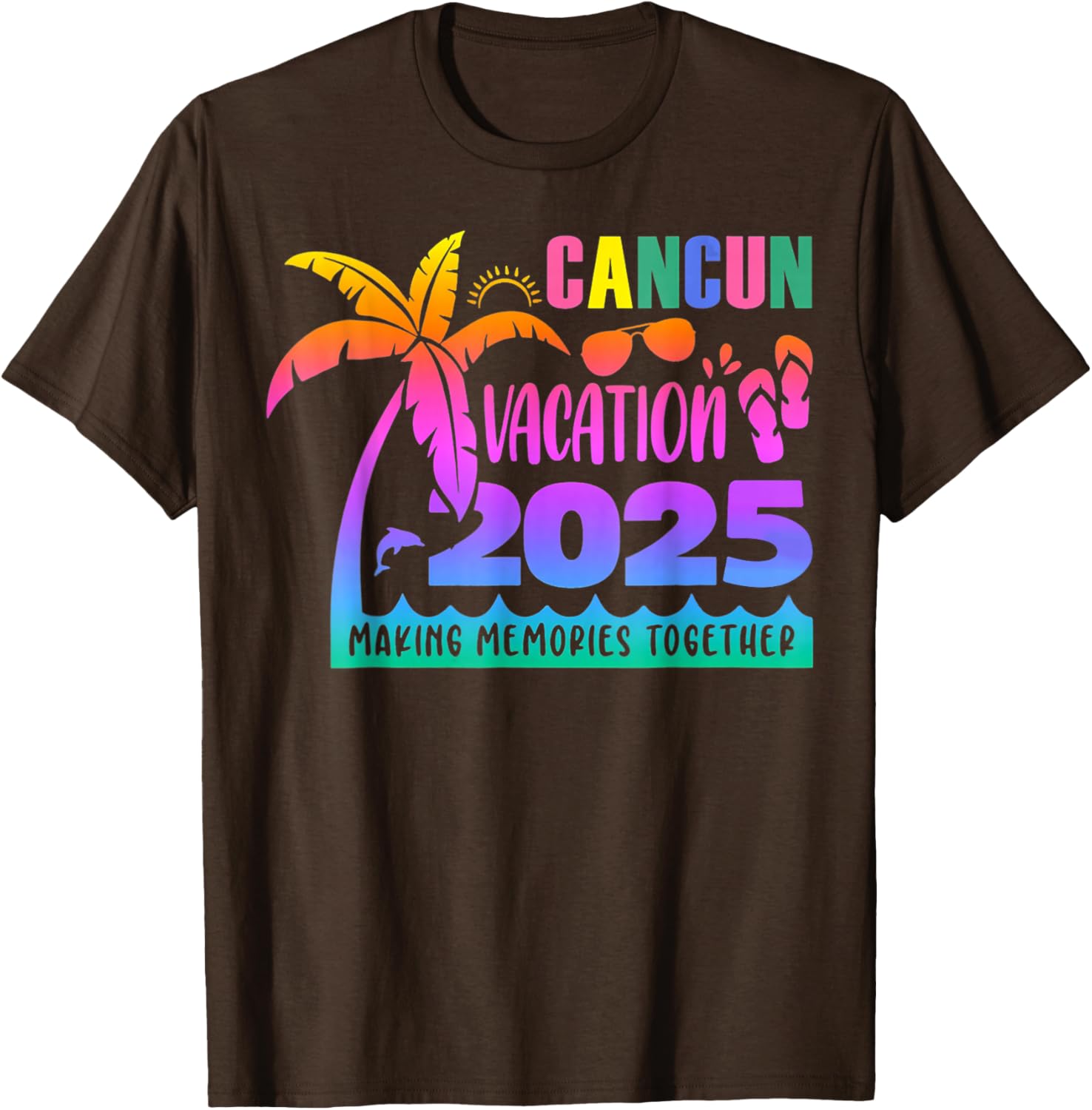Cancun Vacation 2025 Summer Memories T-Shirt for Family Fun - 22