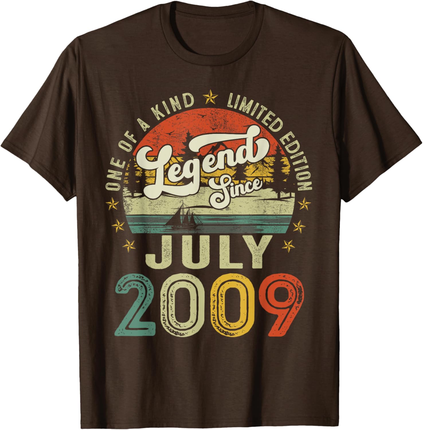 Legend Since July 2009 Retro 16th Birthday T-Shirt for Boys and Girls - 10
