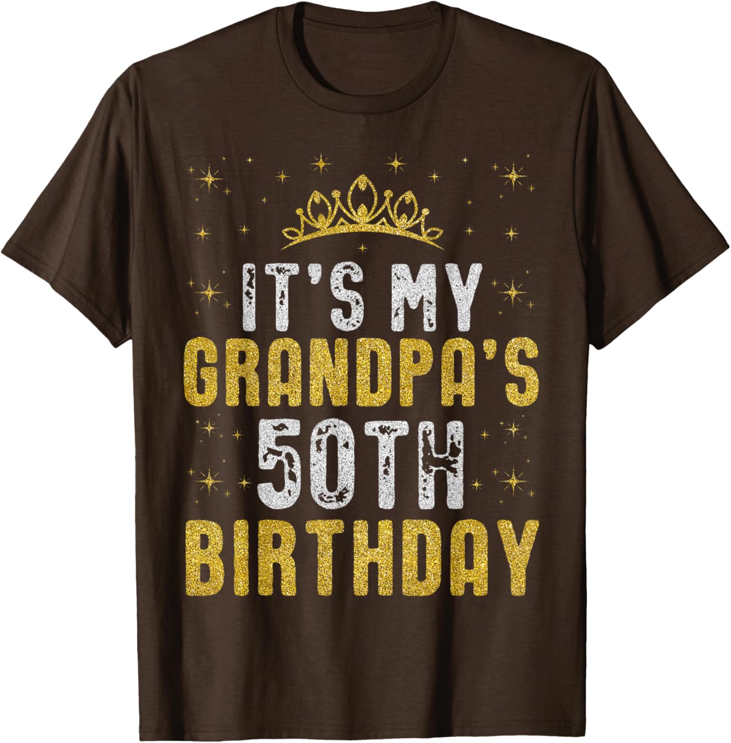 Happy Grandpa's 50th Birthday T-Shirt Retro Style 1975 Gift Idea - 14