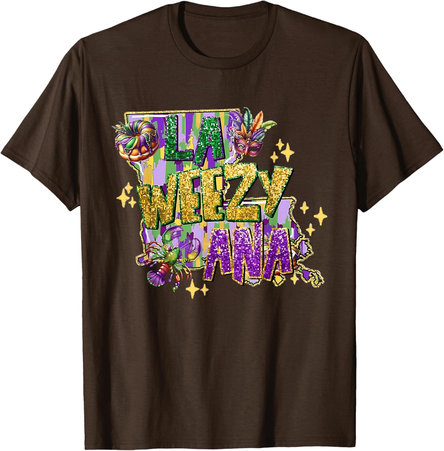 La Weezy Ana Mardi Gras T-Shirt for Fat Tuesday Celebrations - 17