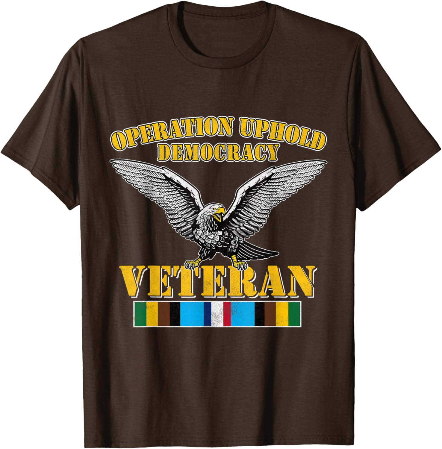 Veteran Operation Uphold Democracy Ribbon Haiti Vintage T-Shirt - 11