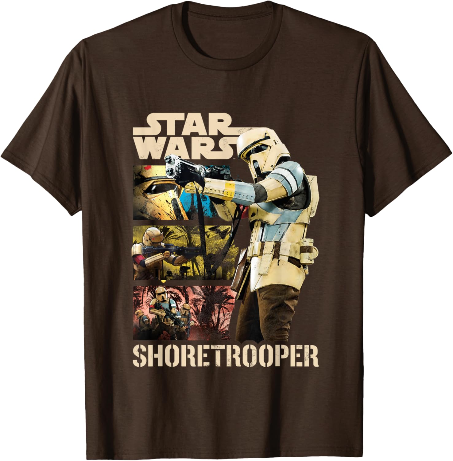 Star Wars Rogue One Shoretrooper Movie Panels T-Shirt for Fans - 7