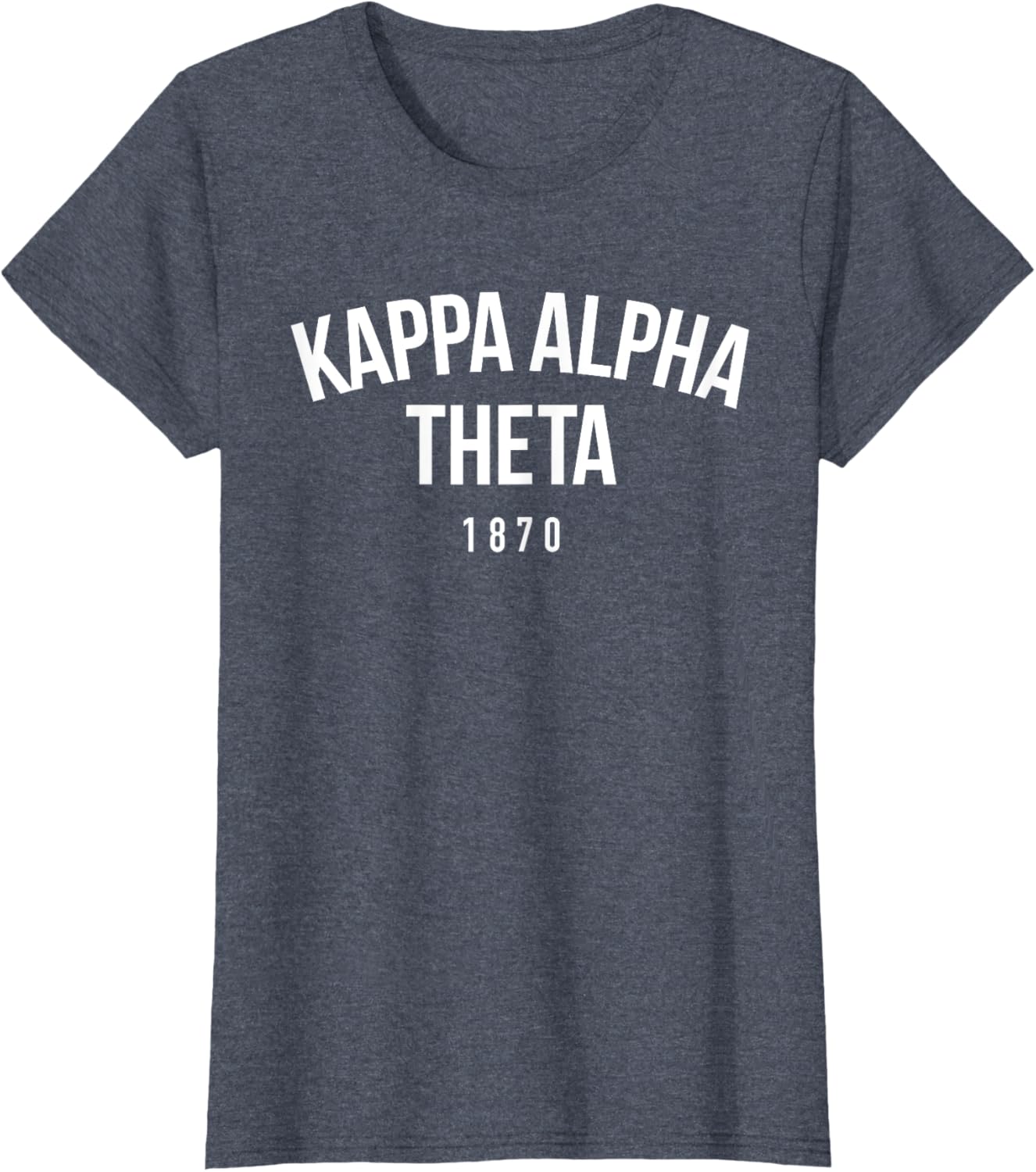 Kappa Alpha Theta Official White Arch Over T-Shirt for Sorority Fans - 2