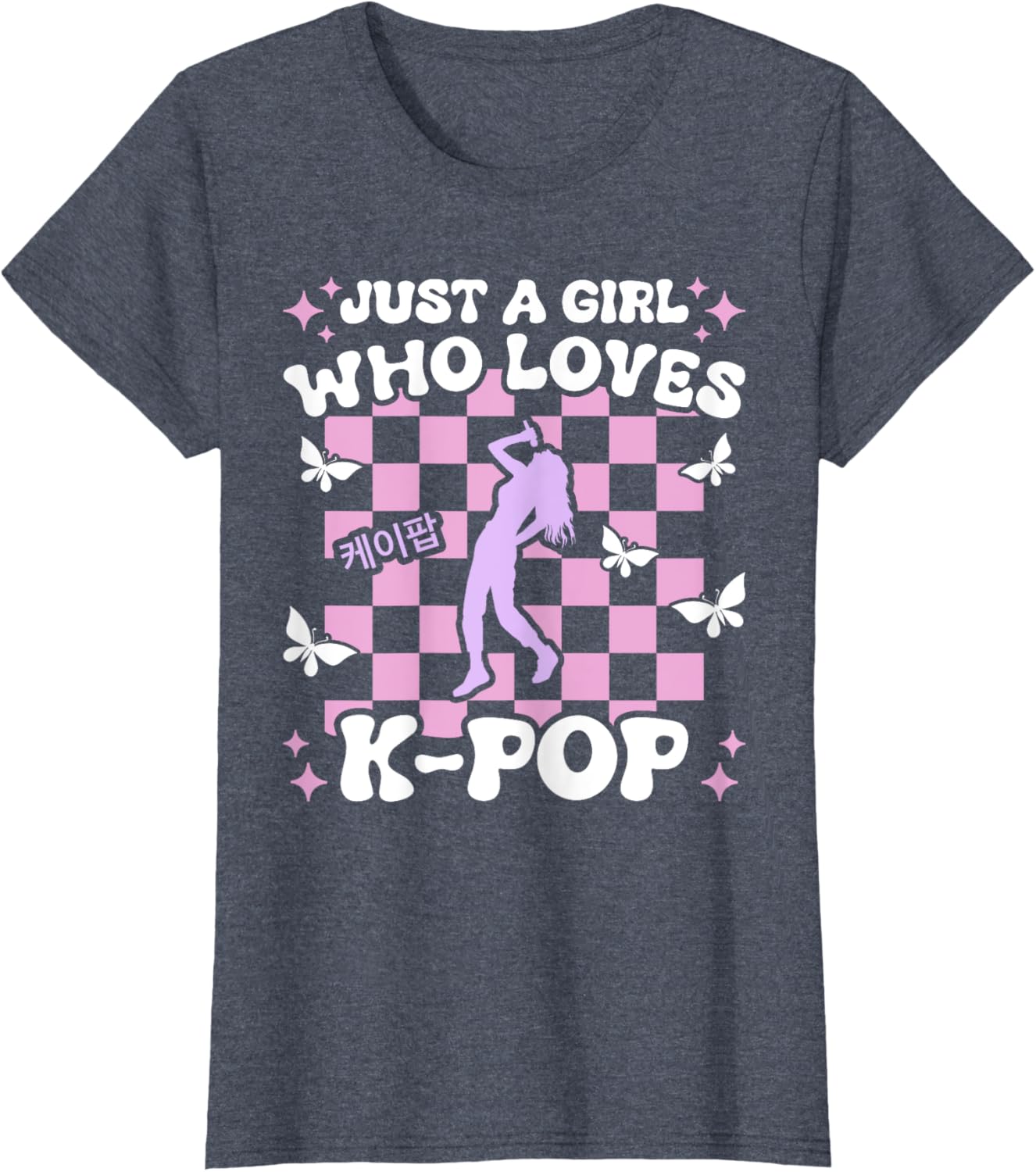 Just A Girl Who Loves K-Pop Girls Cute Teen K-Pop T-Shirt for Kids - 17