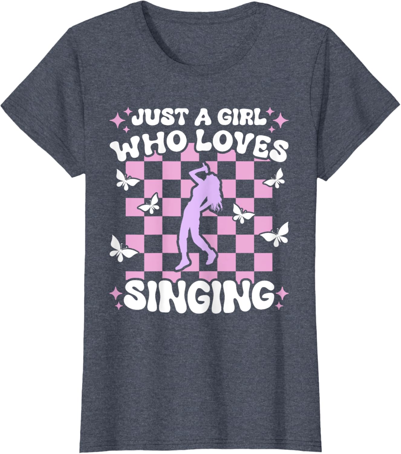 Just A Girl Who Loves Singing Girls T-Shirt for Music Lovers - 12