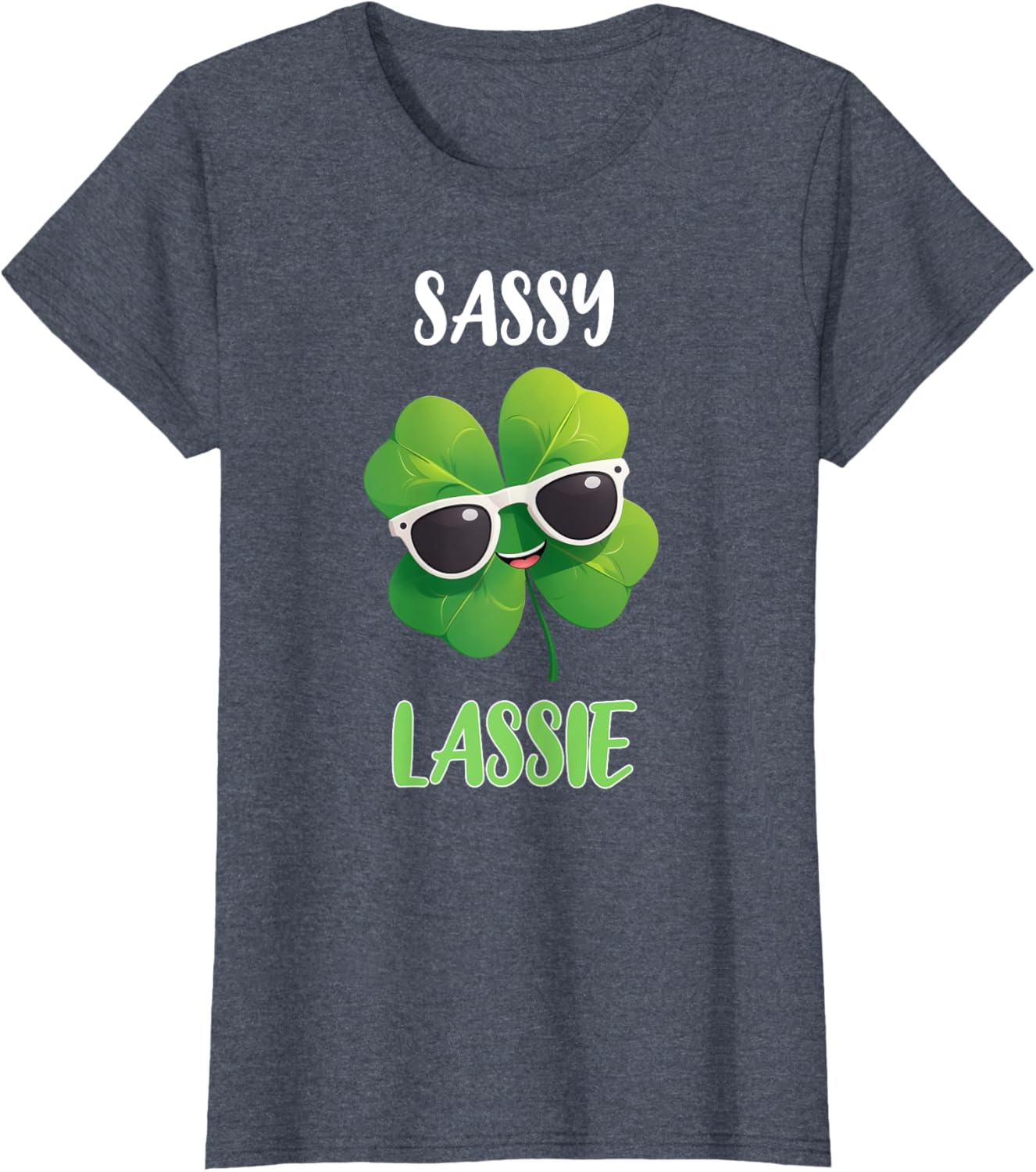 Funny Sassy Lassie St. Patrick's Day T-Shirt for Celebrating in Style - 14