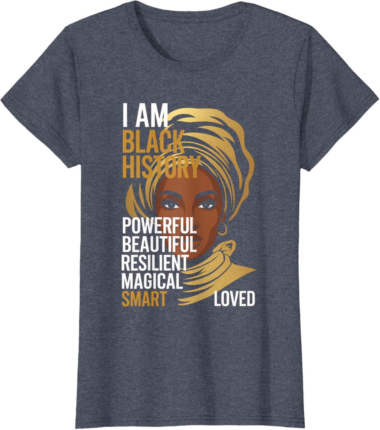 Empowering Black Women Girls T-Shirt for Black History Month Celebration - 1