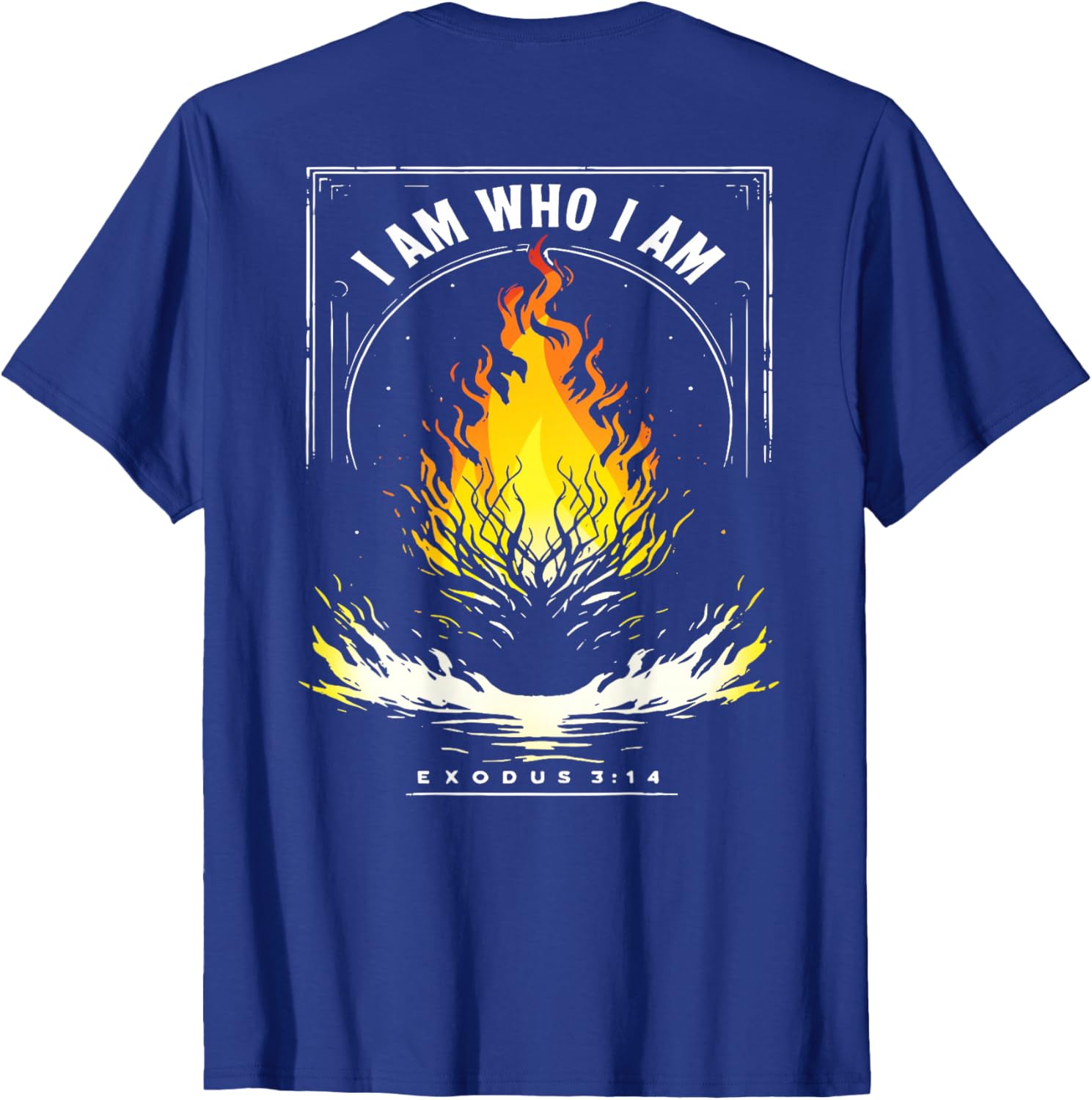 I Am Who I Am Exodus 3:14 Bible Verse T-Shirt for Men and Women - 1