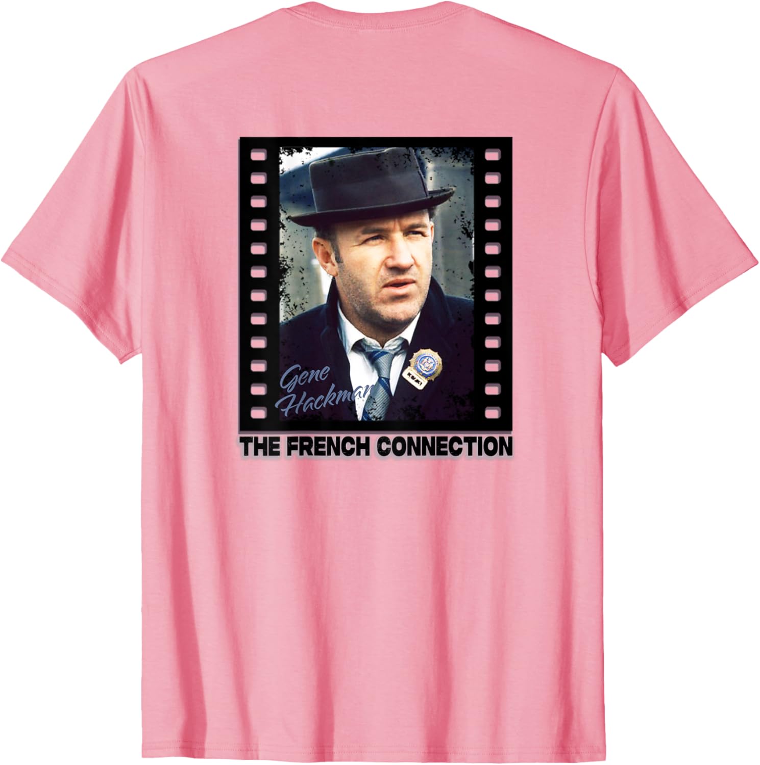 Gene Hackman Back Printed T-Shirt for Cool Casual Style and Comfort - 13