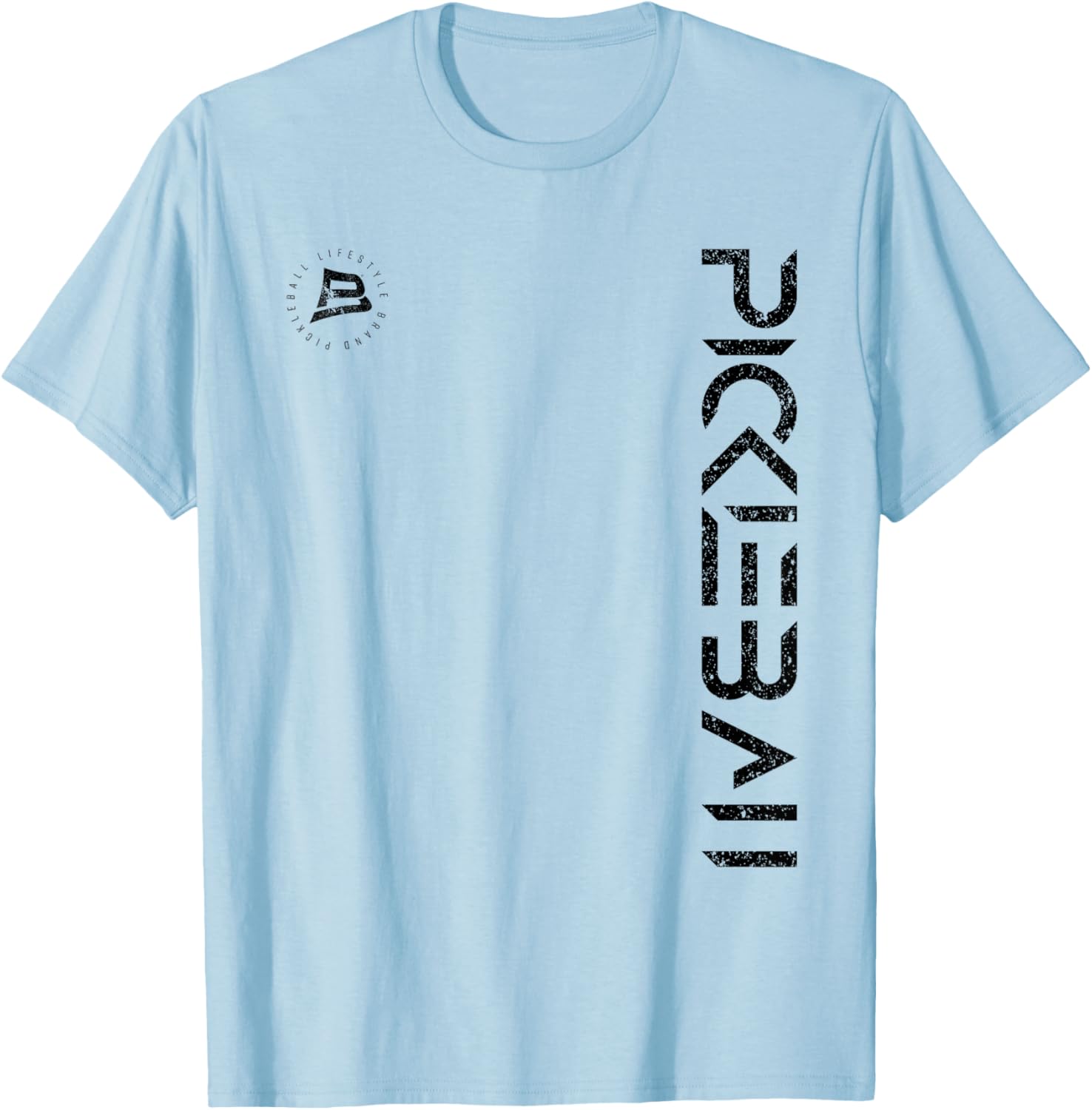 Distressed Black Pickleball T-Shirt for Ultimate Sports Comfort and Style - 2
