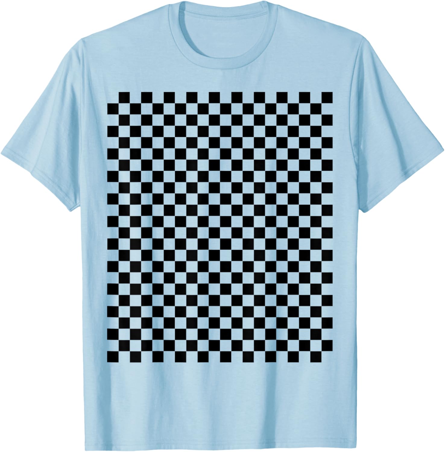 Black Checkered Skate Aesthetic T-Shirt for Trendy Style Lovers - 7