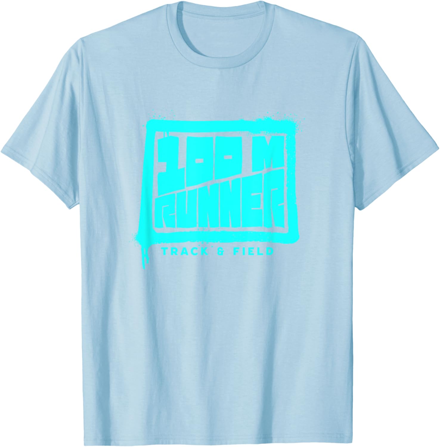 100 M Runner Track and Field T-Shirt for Athletes and Sports Fans - 4
