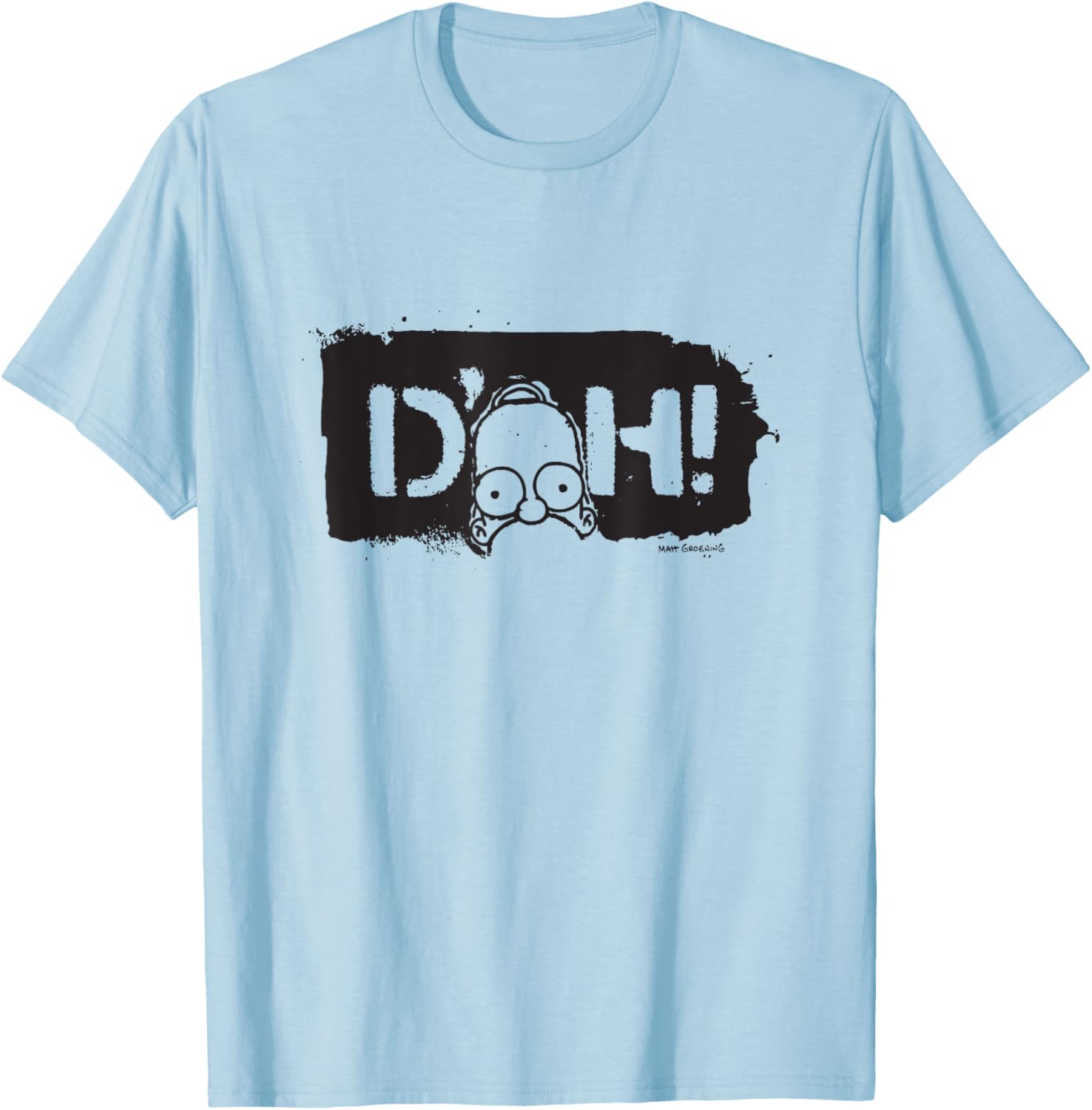 The Simpsons Homer D'Oh Distressed Graffiti Logo T-Shirt for Fans - 2